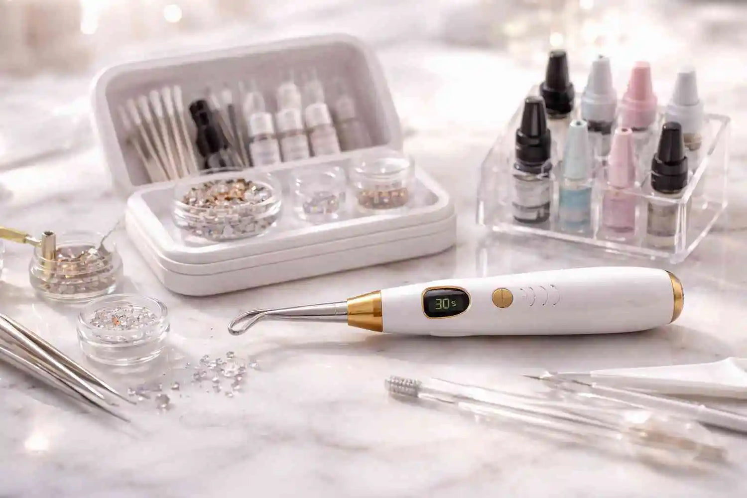 Débuter dans le strass dentaire : choisir son équipement sans sur-achat