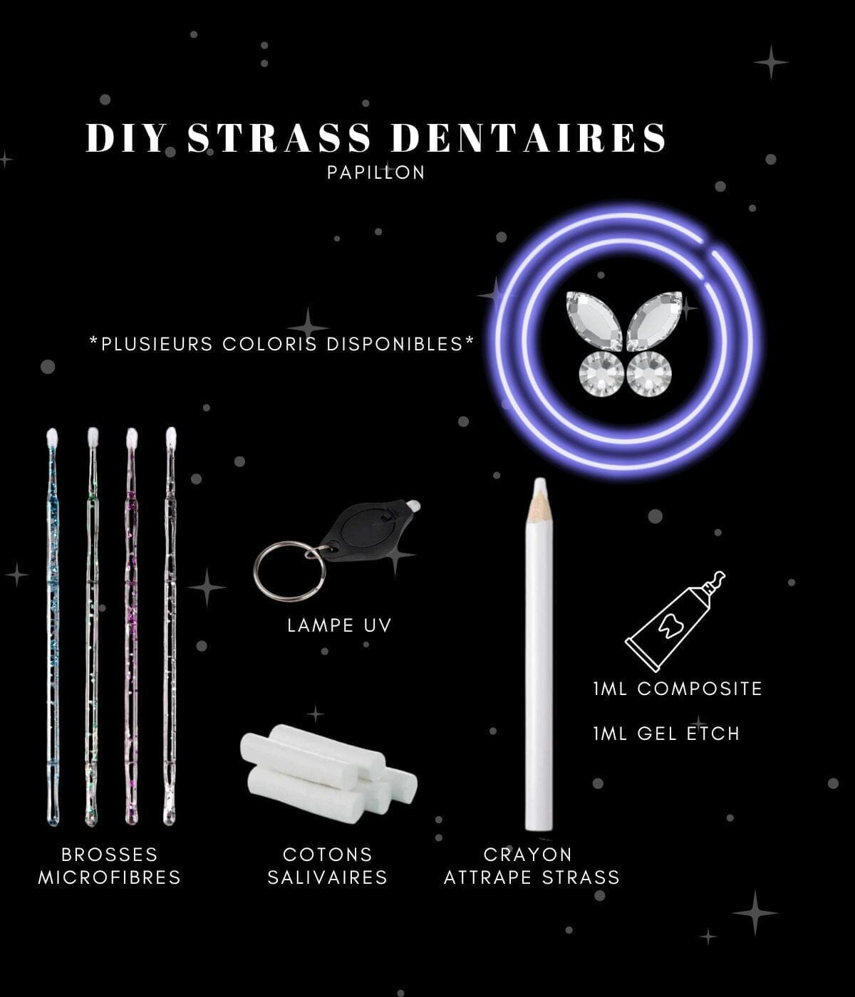 Kits DIY de strass dentaire – Tooth Gems World