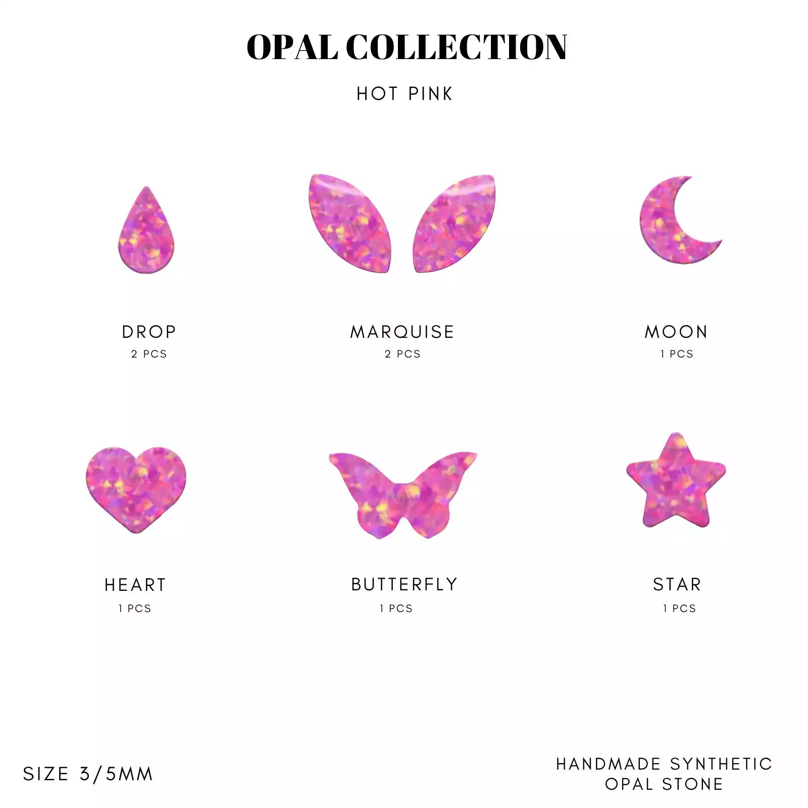 Opal – Hot Pink Collection