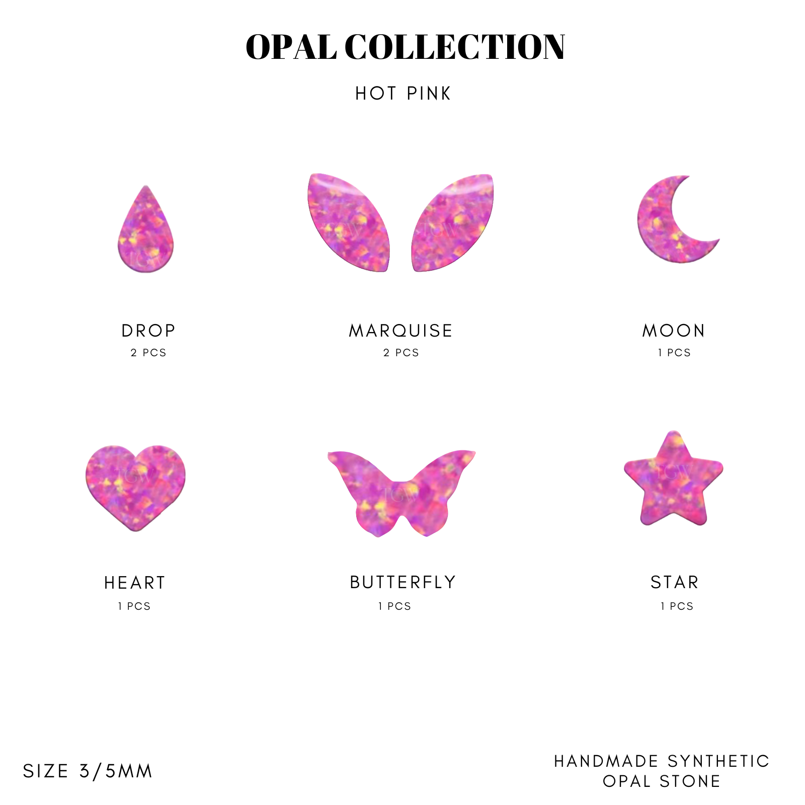 OPALES - HOT PINK COLLECTION