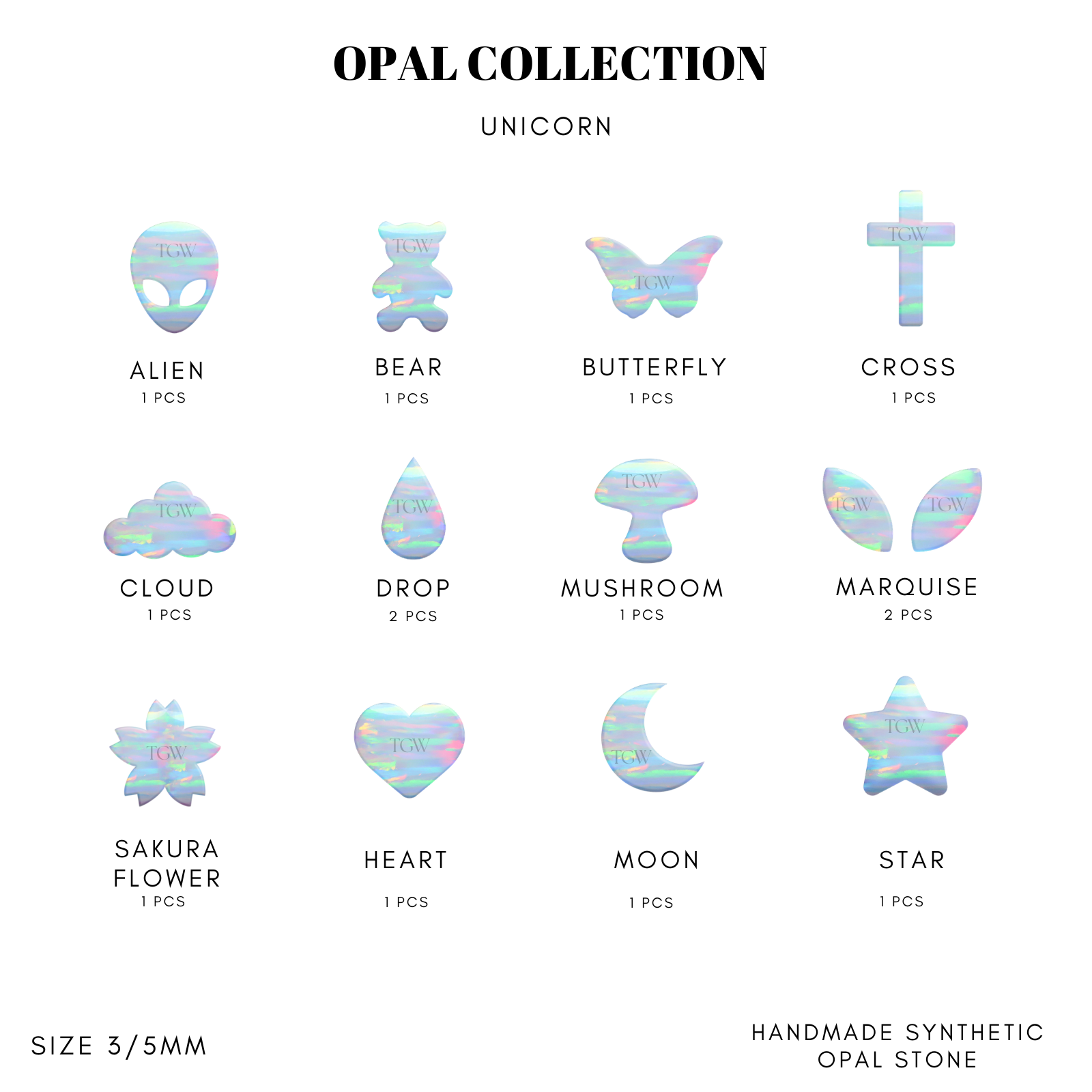 OPALES - UNICORN COLLECTION