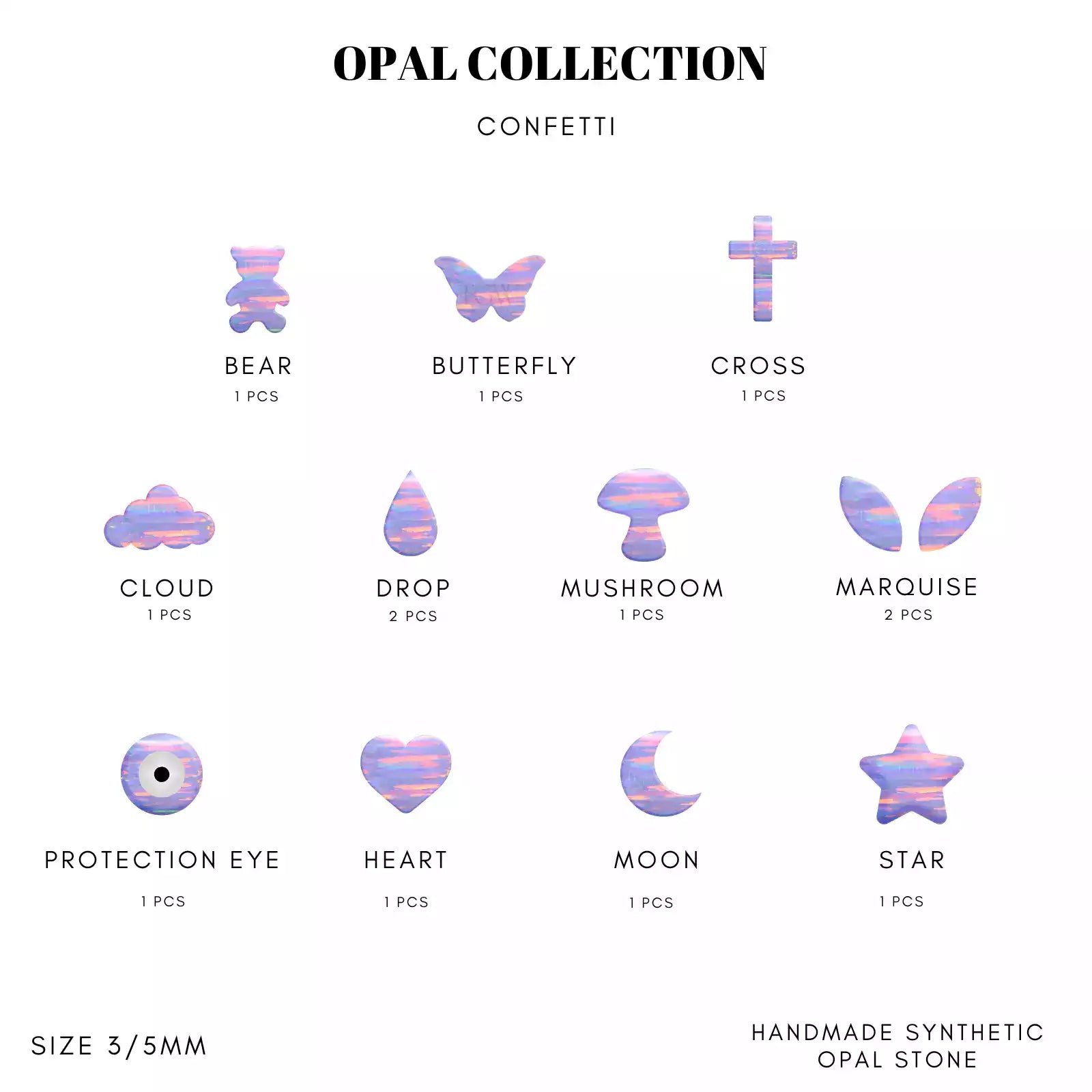 Opal – Confetti Collection