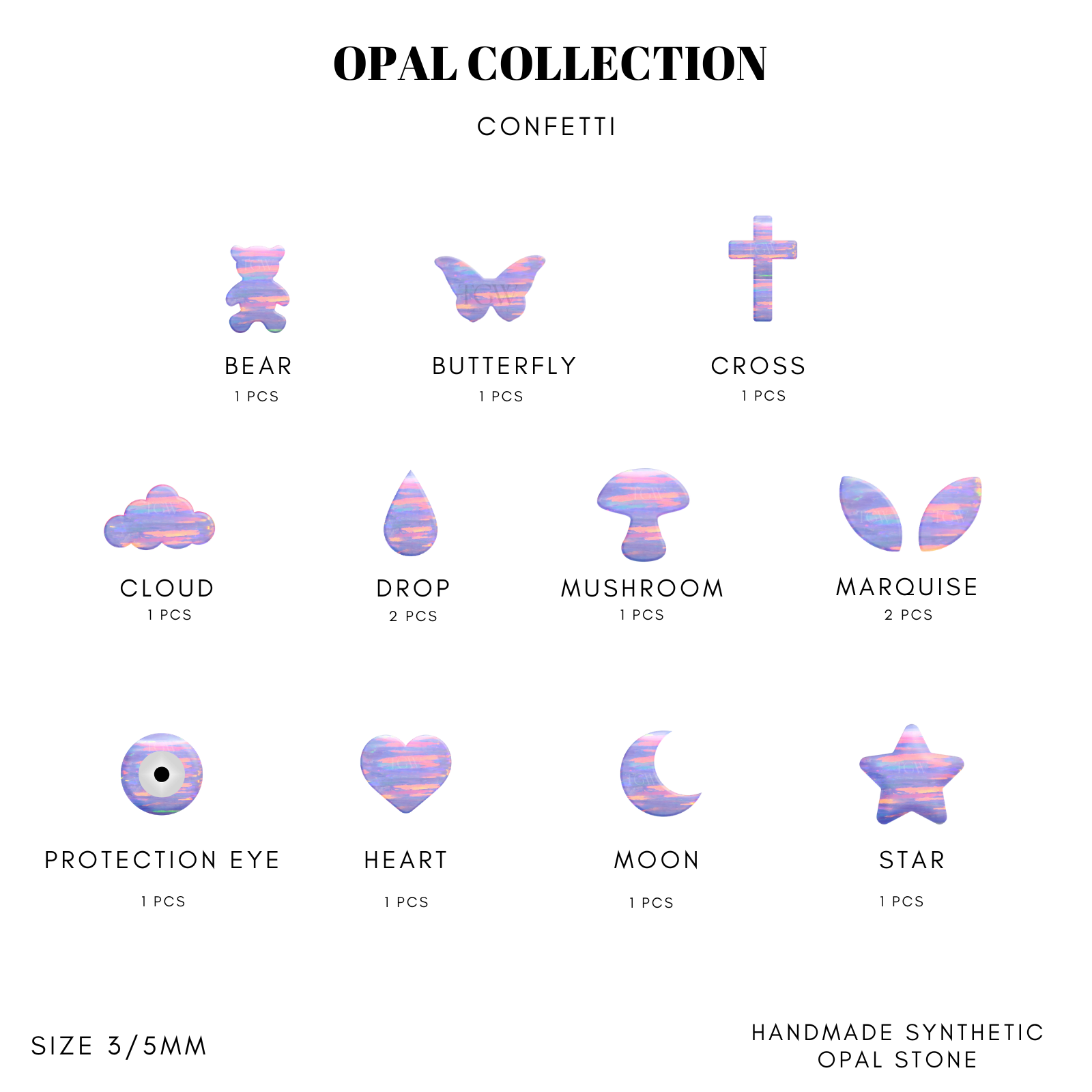 OPALES - CONFETTI COLLECTION