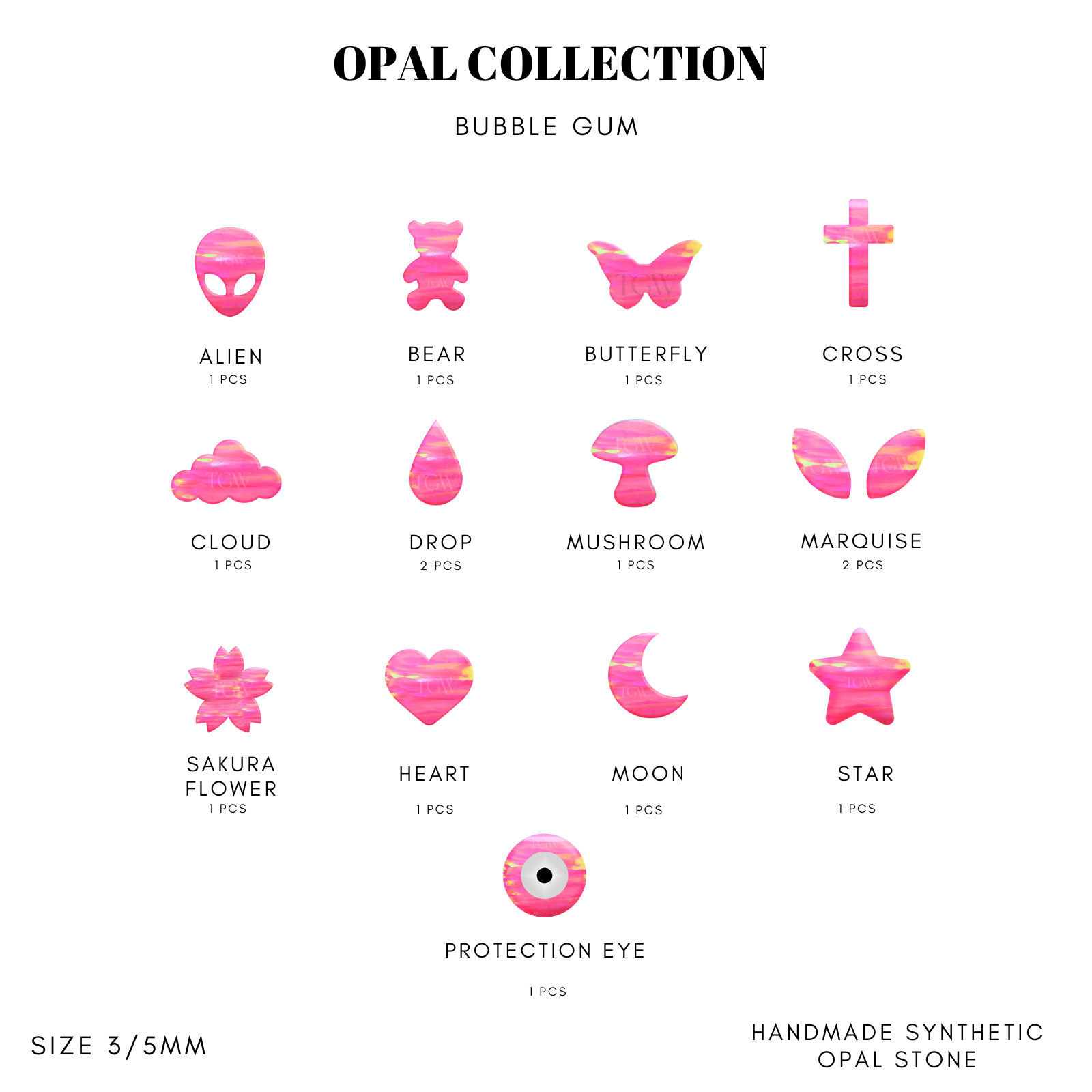 OPALE - BUBBLE GUM COLLECTION