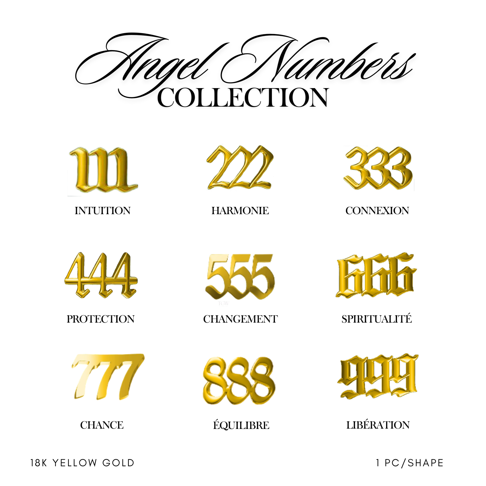 GOLD COLLECTION - ANGELS NUMBER