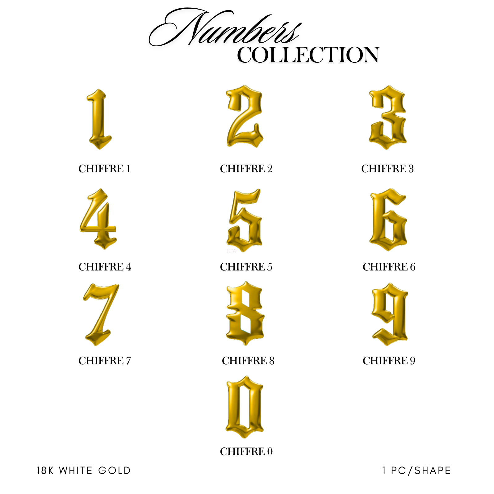 GOLD COLLECTION - NUMBERS