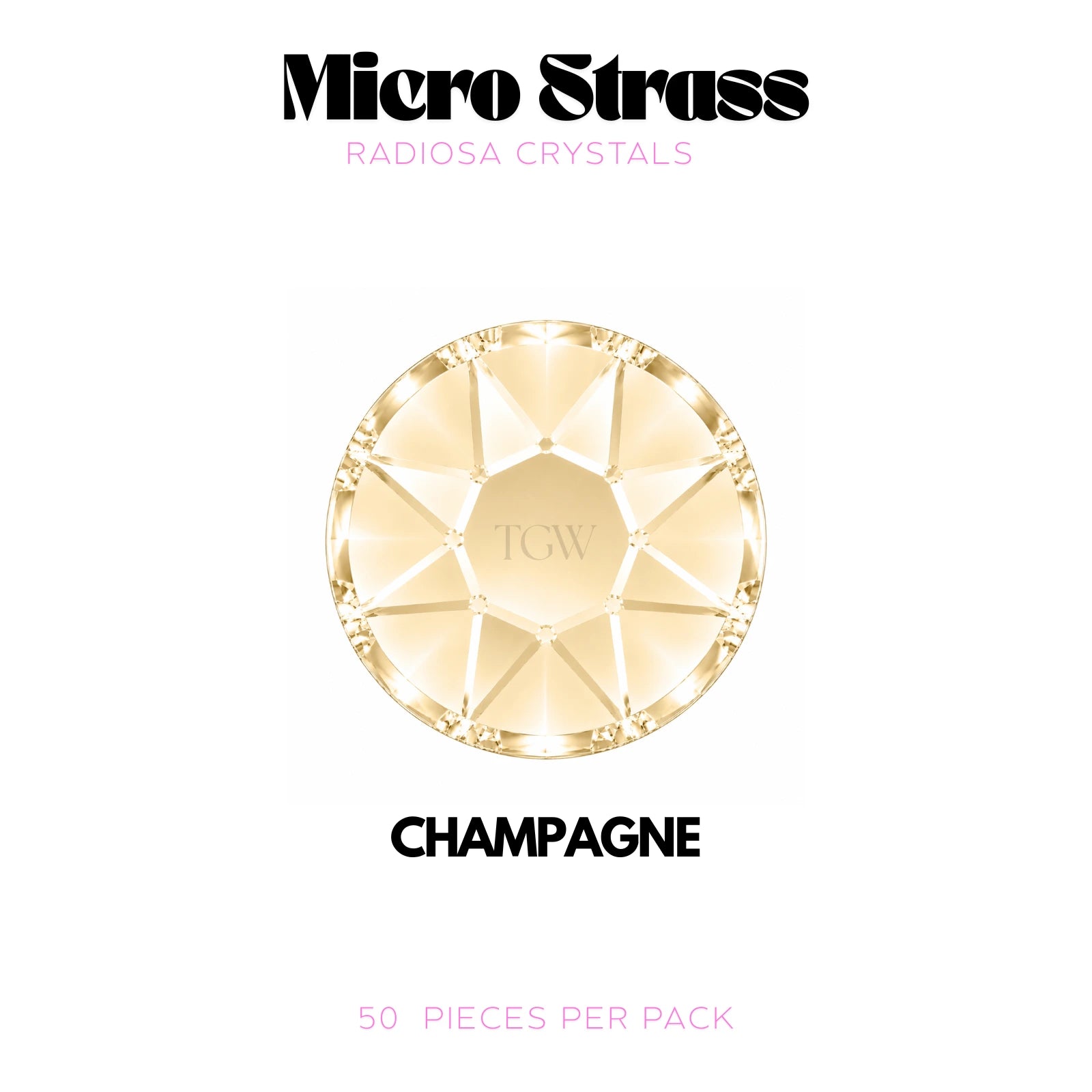Radiosa Crystals - Micro Strass Champagne