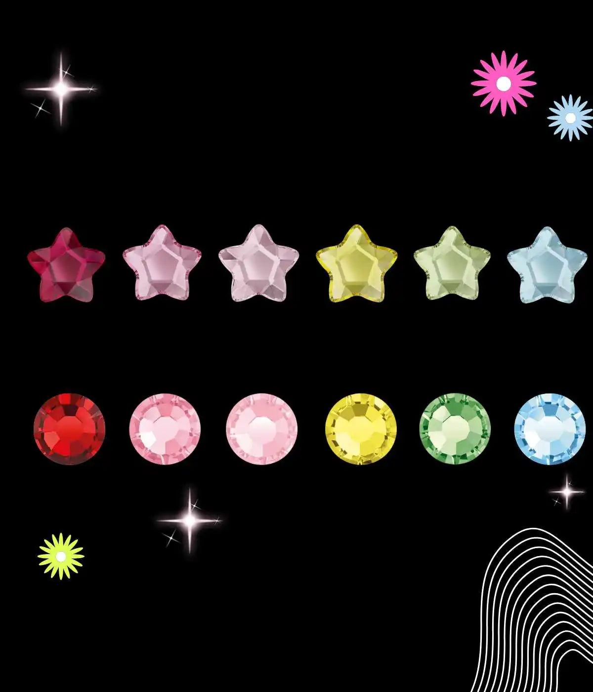 collection collections de strass dentaire