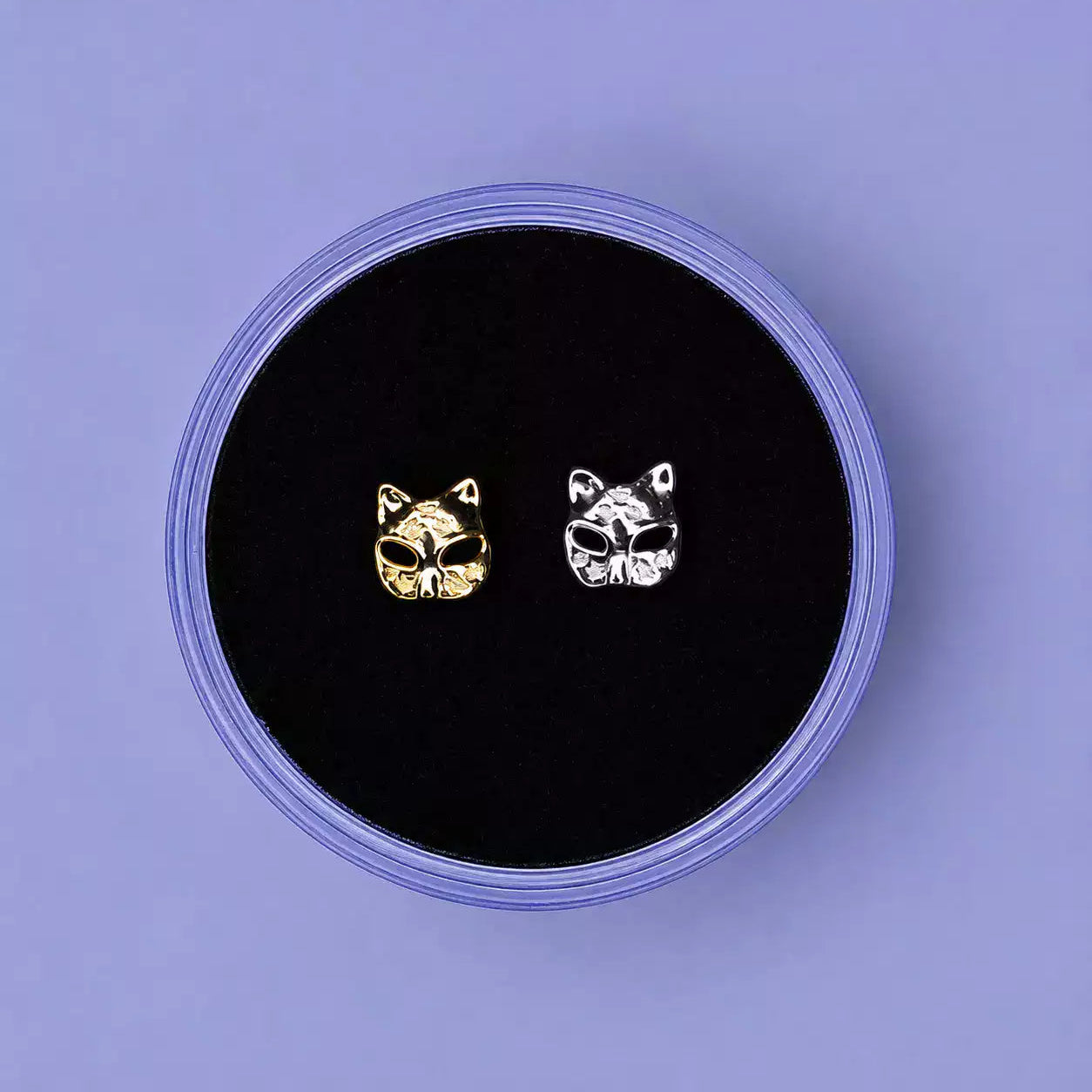 Maneki Neko Cat Mask 18K Gold