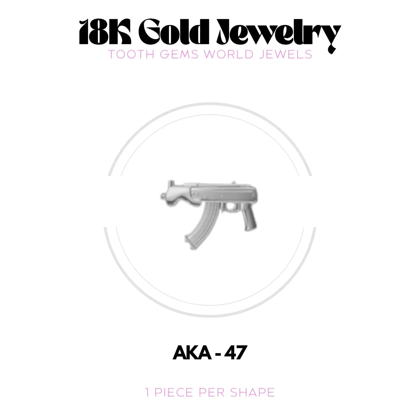 AKA 47 OR 18K BIJOU EN OR 18K Tooth Gems World