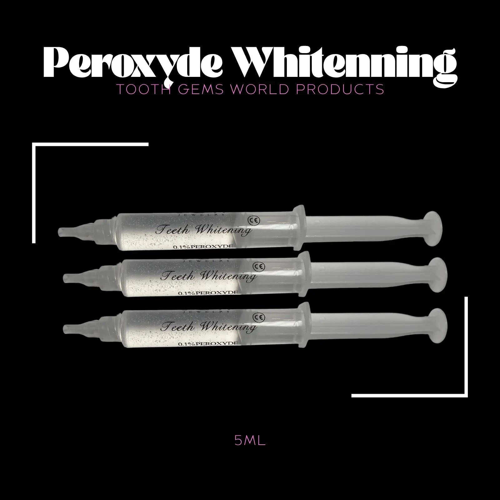 Blanchiment Dentaire au Peroxyde 0.1 % MATÉRIEL DENTAIRE Tooth Gems World