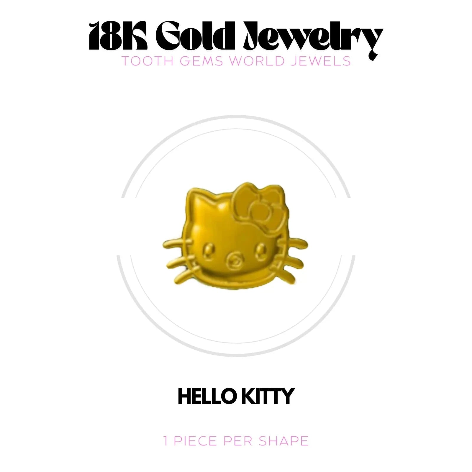 CHATON HK OR 18K BIJOU EN OR 18K Tooth Gems World