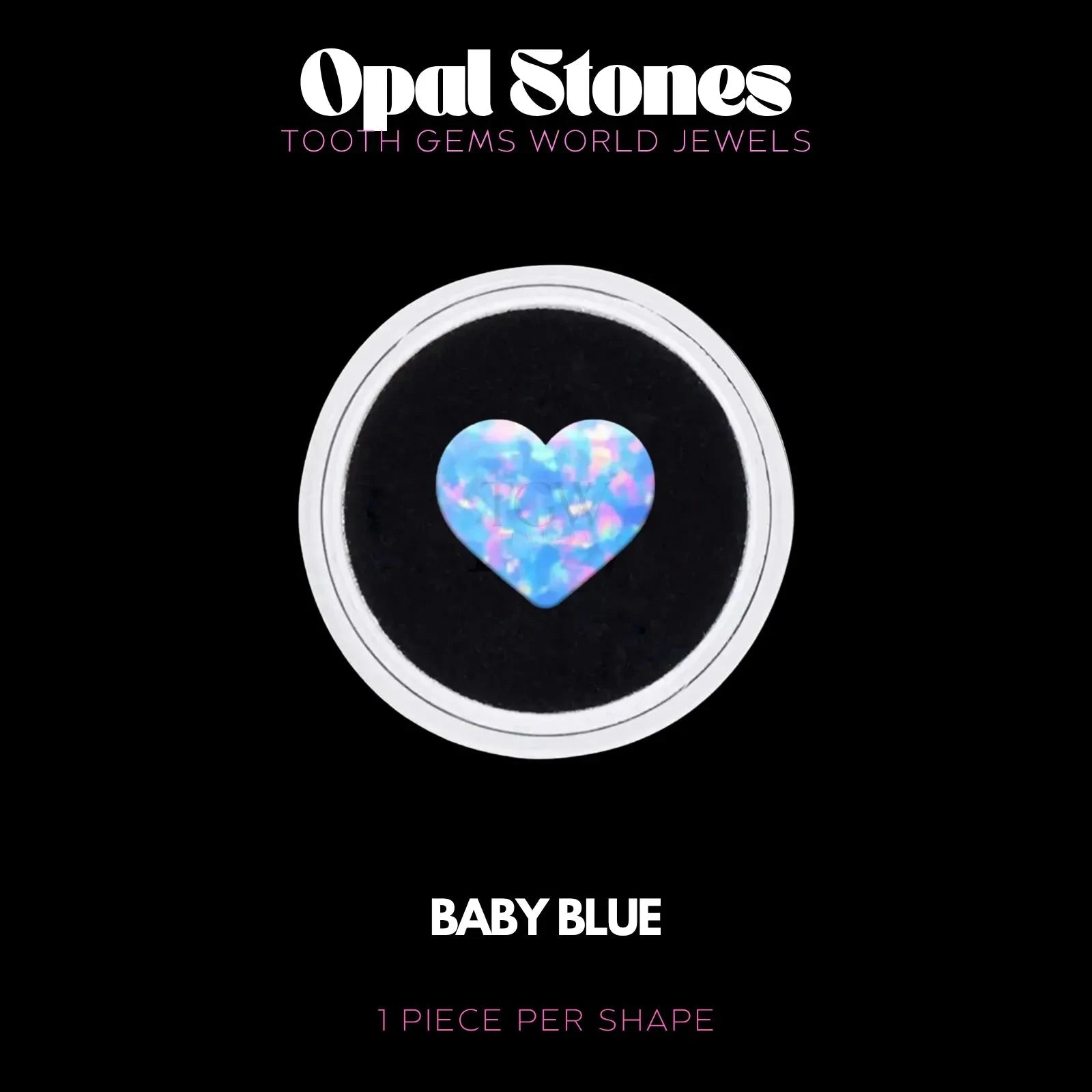 COEUR - OPALE BIJOU OPALE Tooth Gems World BABY BLUE