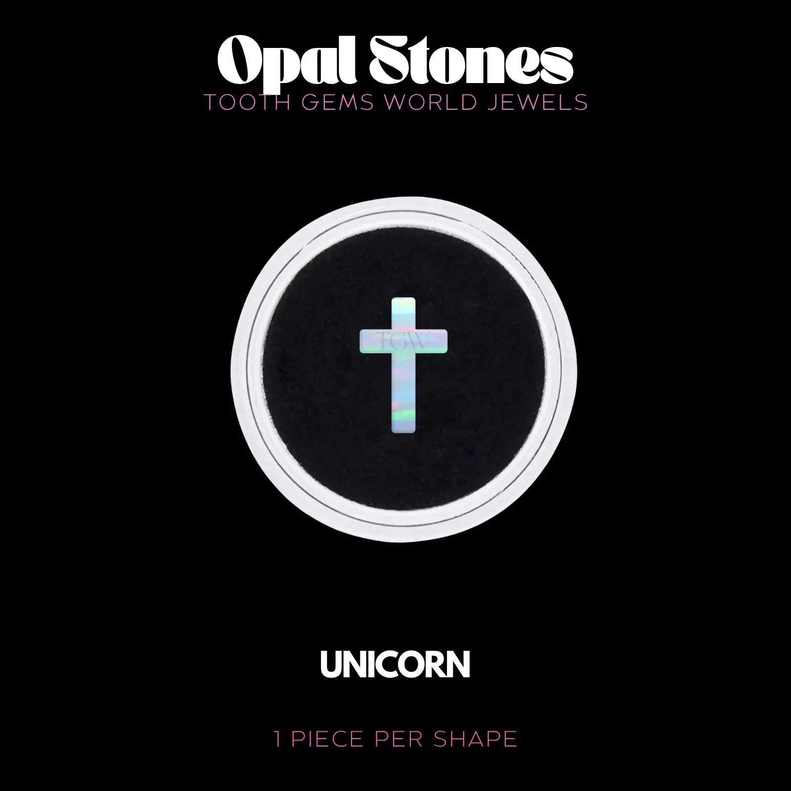 CROIX - OPALE BIJOU OPALE Tooth Gems World UNICORN