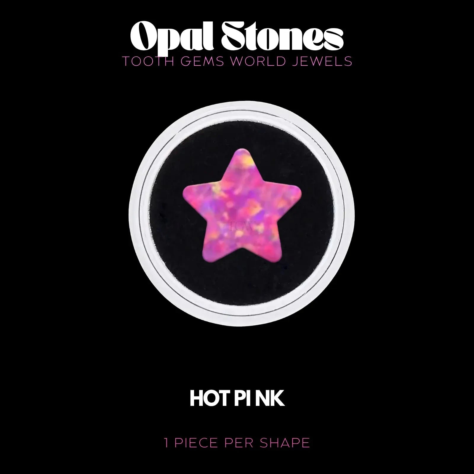 ETOILE - OPALE BIJOU OPALE Tooth Gems World HOT PINK