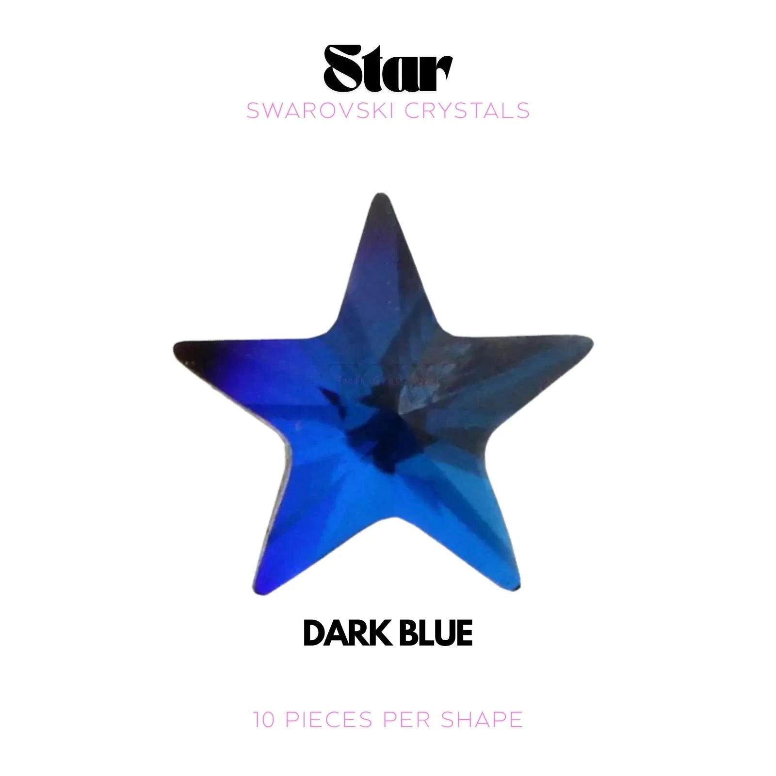ETOILE - SWAROVSKI Tooth Gems World DARK BLUE