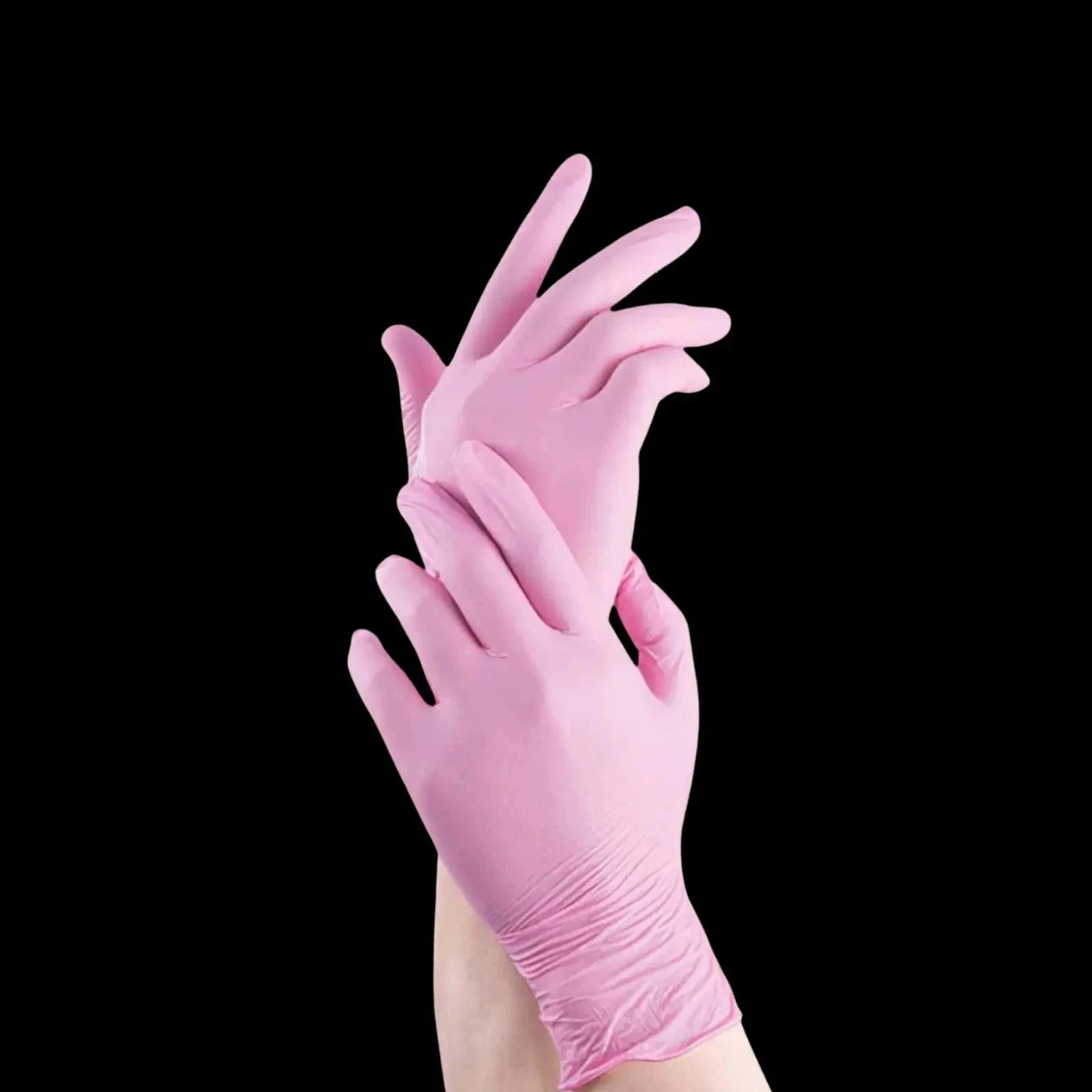 GANTS EN NITRILE Matériel dentaire Tooth Gems World ROSE