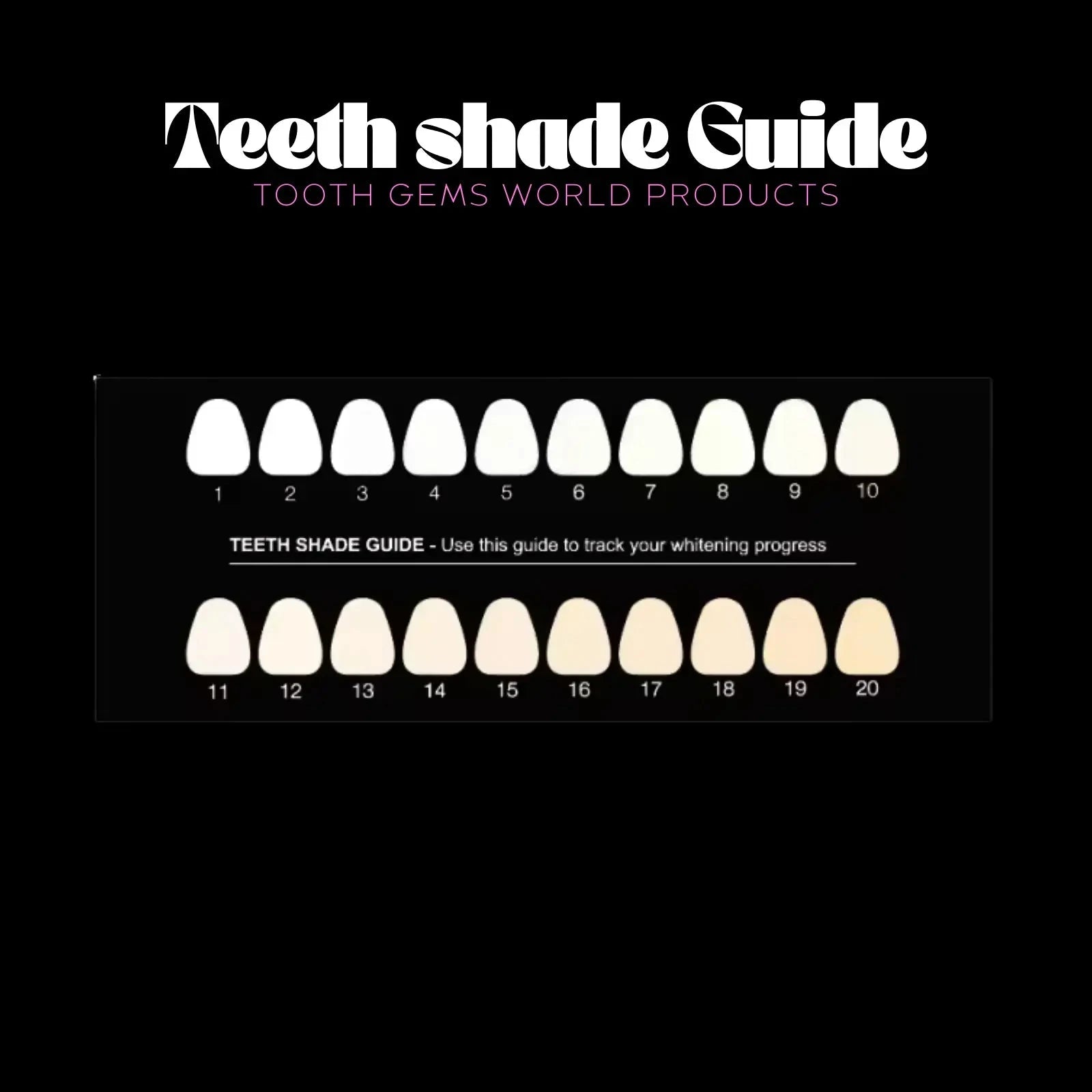 KIT DE BLANCHIMENT DENTAIRE Tooth Gems World