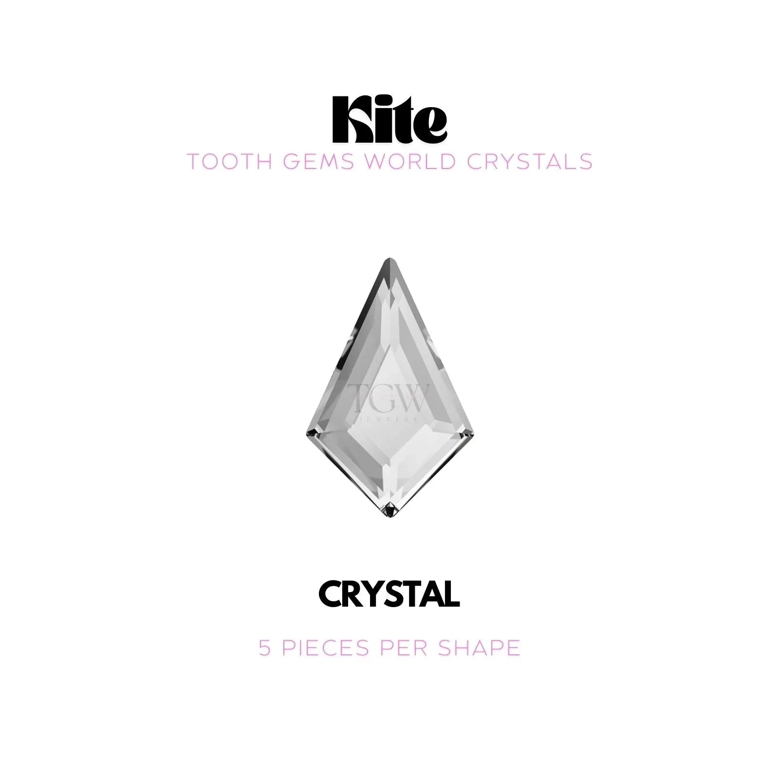 KITE Strass dentaire Swarovski Tooth Gems World Crystal