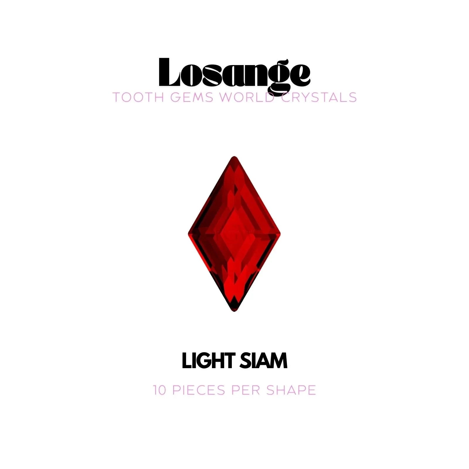 LOSANGE Strass dentaire Swarovski Tooth Gems World Light Siam