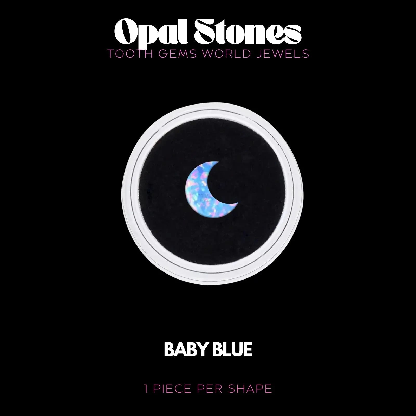 LUNE - OPALE BIJOU OPALE Tooth Gems World BABY BLUE