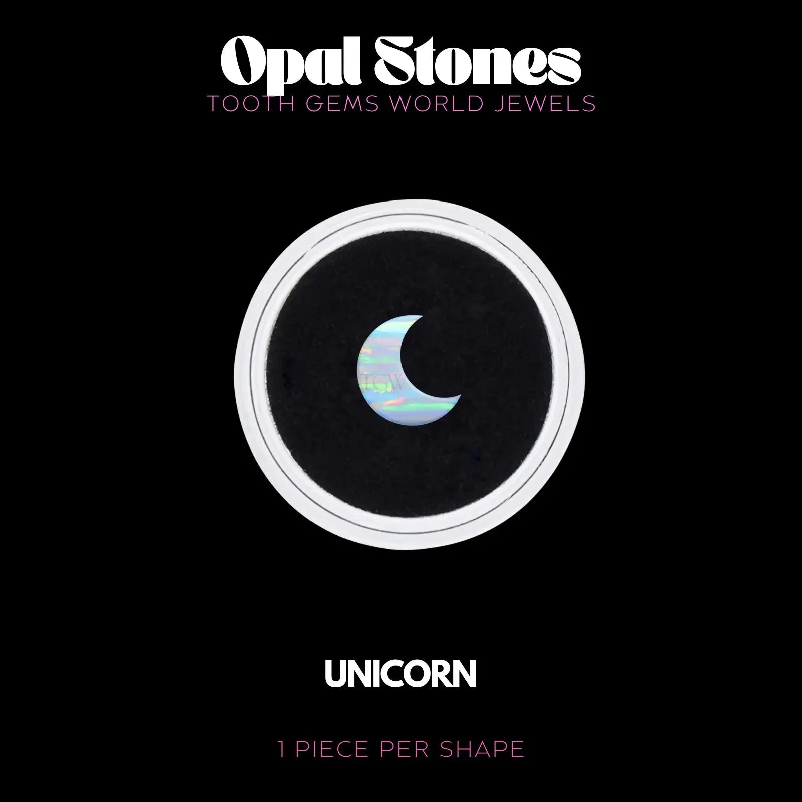 LUNE - OPALE BIJOU OPALE Tooth Gems World UNICORN