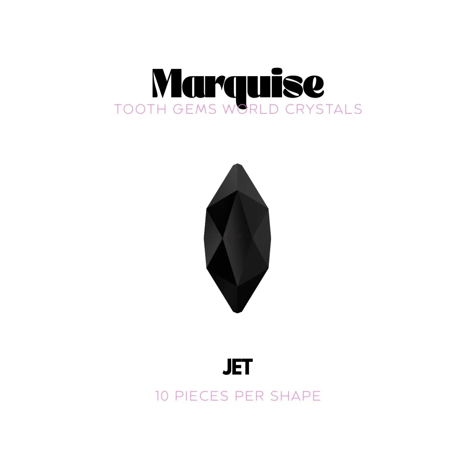 MARQUISE Strass dentaire Tooth Gems World JET
