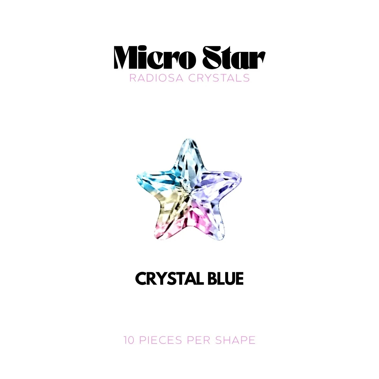 MICRO ÉTOILE - RADIOSA CRYSTALS Strass dentaire Tooth Gems World Crystal Blue