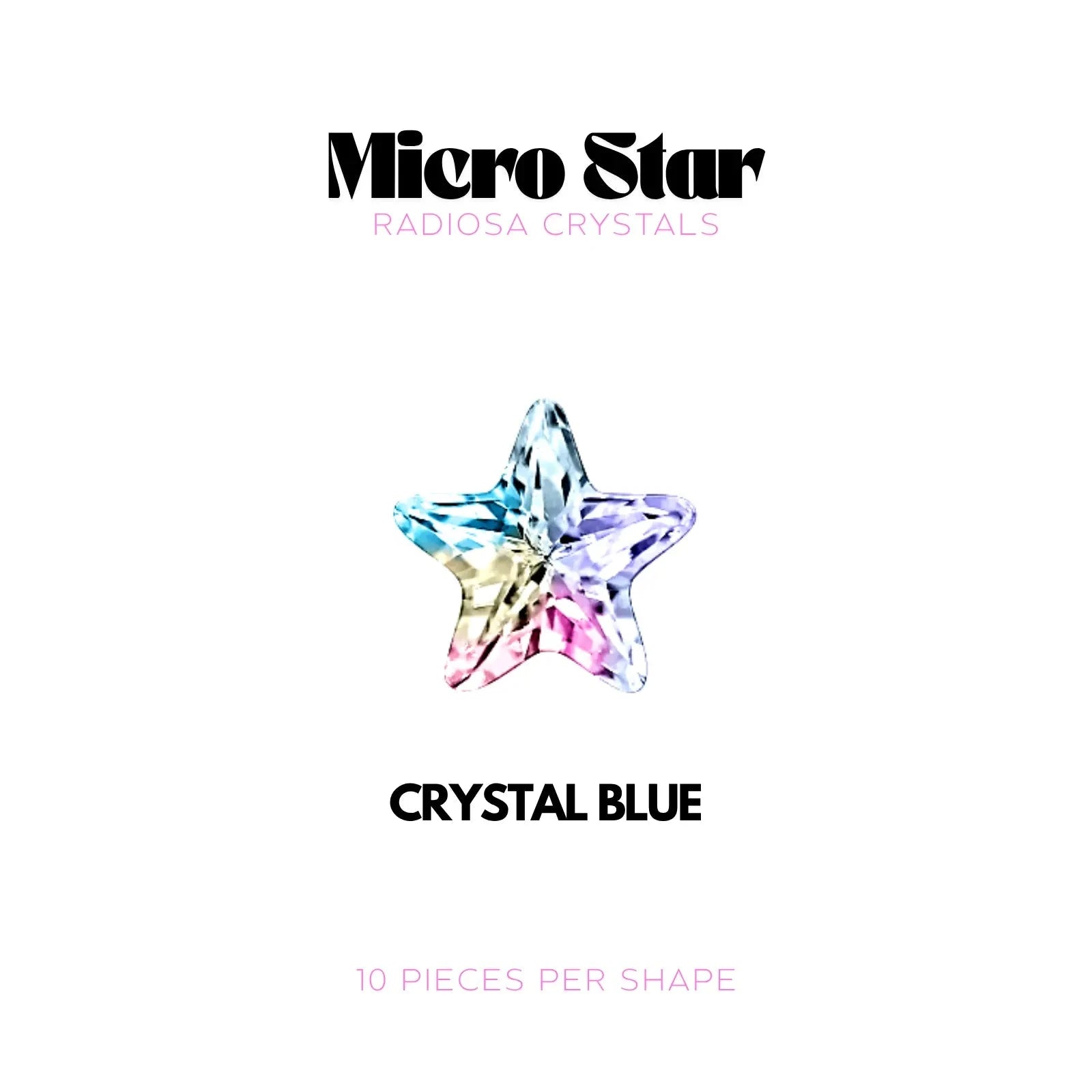 MICRO ÉTOILE - RADIOSA CRYSTALS Tooth Gems World Crystal Blue