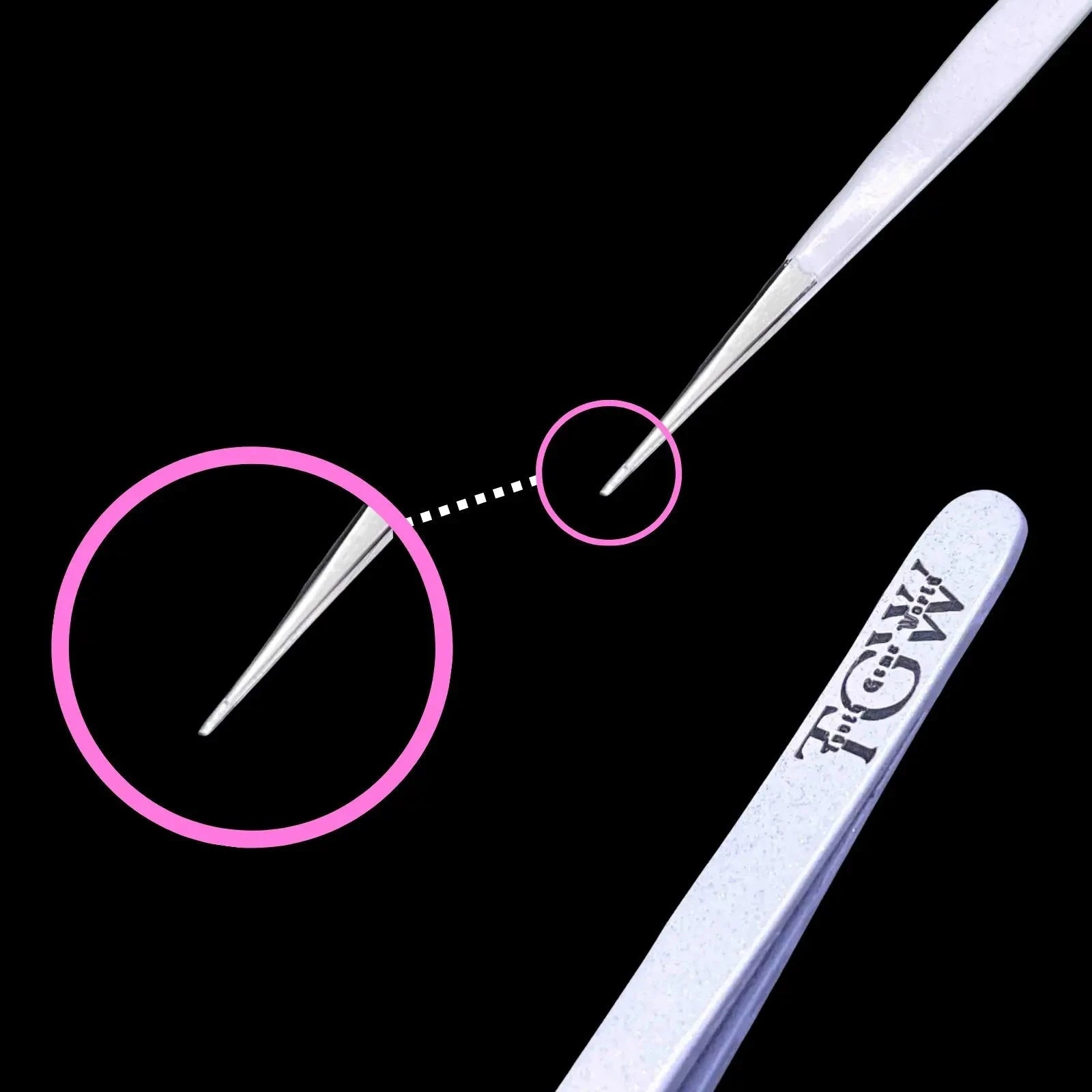 PINCE EN ACIER INOXYDABLE TGW accessoire dentaire Tooth Gems World Blanc