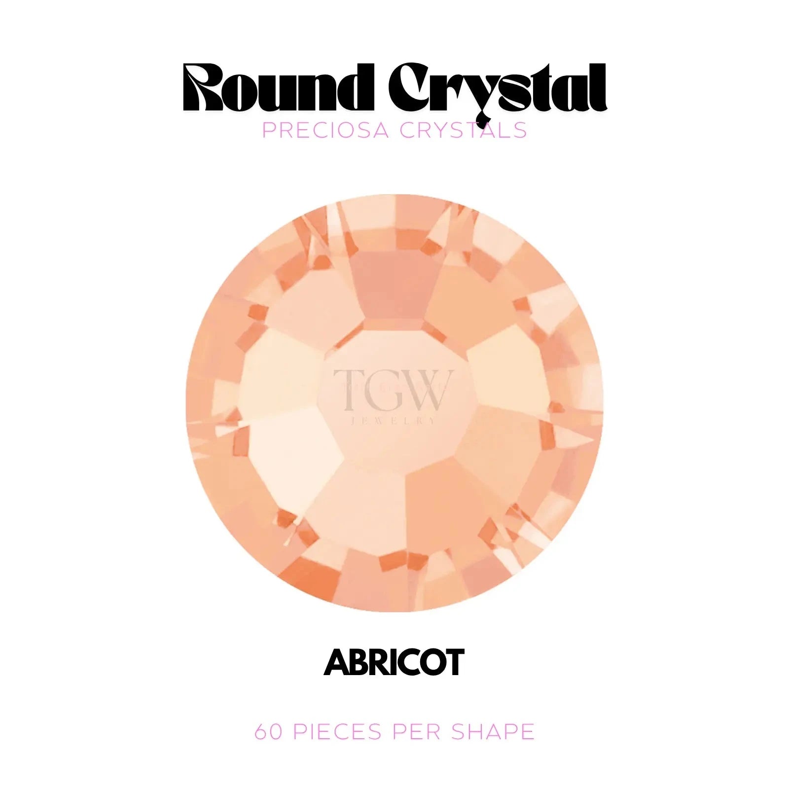 PRECIOSA - ABRICOT STRASS DENTAIRES Tooth Gems World