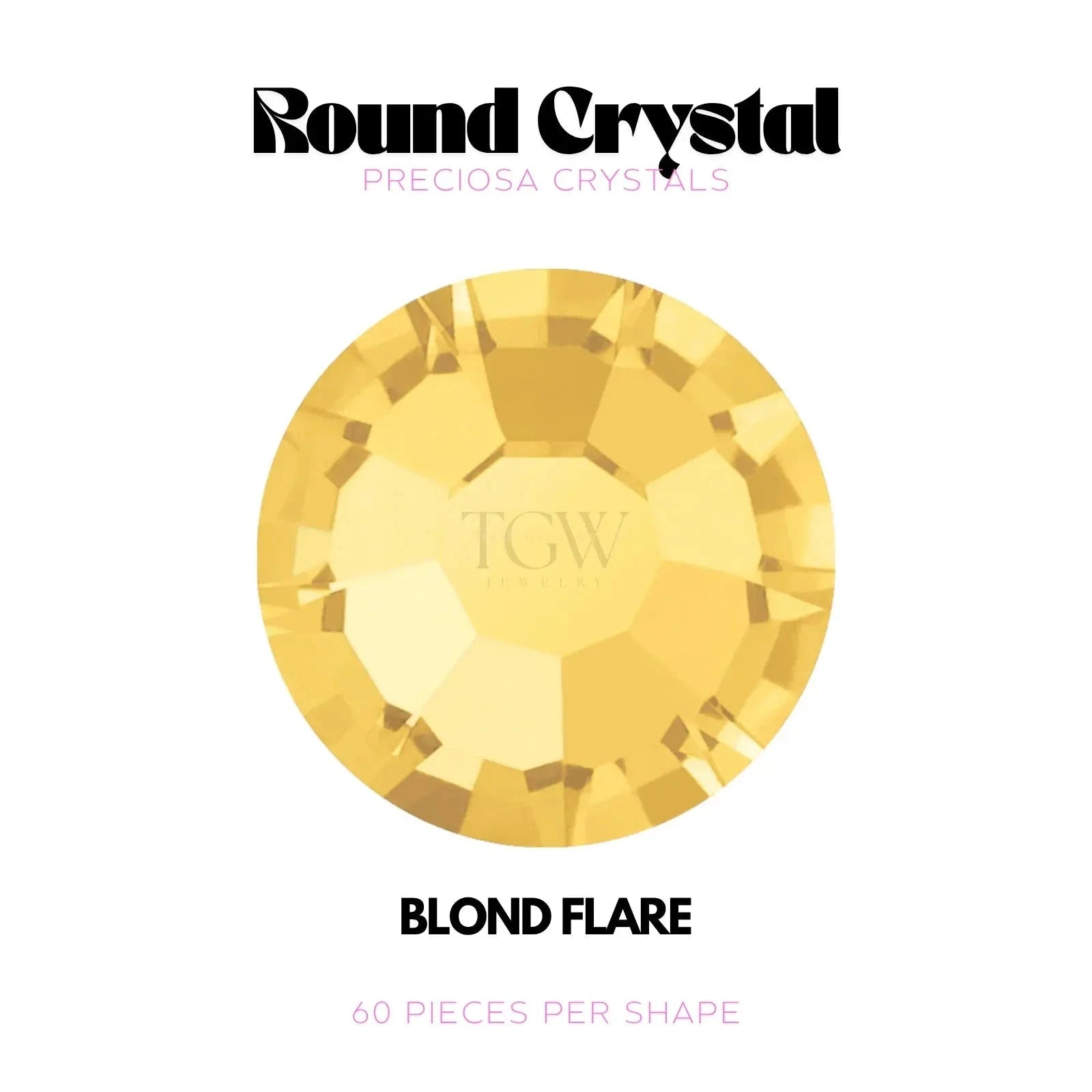 PRECIOSA - BLOND FLARE Strass dentaire Tooth Gems World