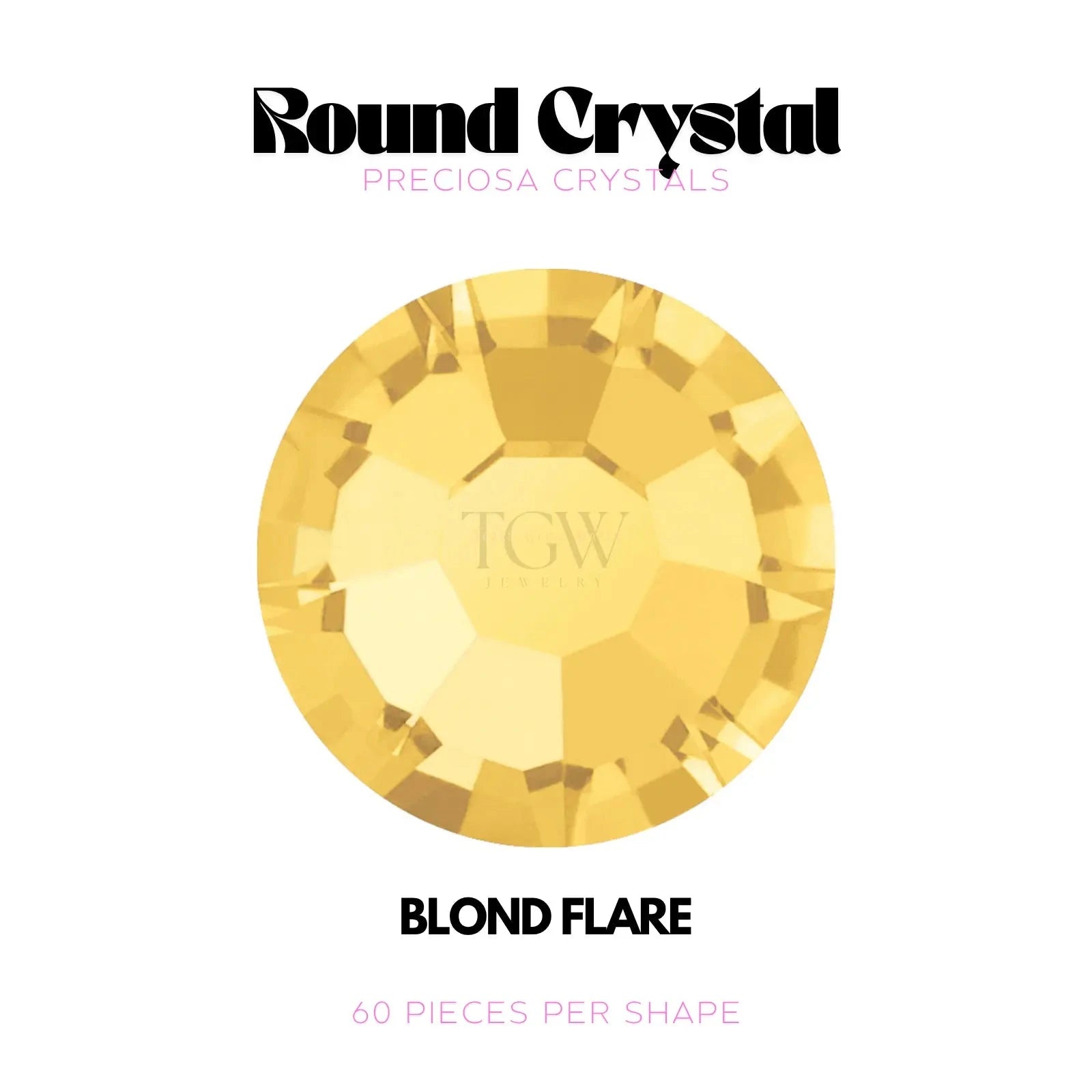 PRECIOSA - BLOND FLARE STRASS DENTAIRES Tooth Gems World