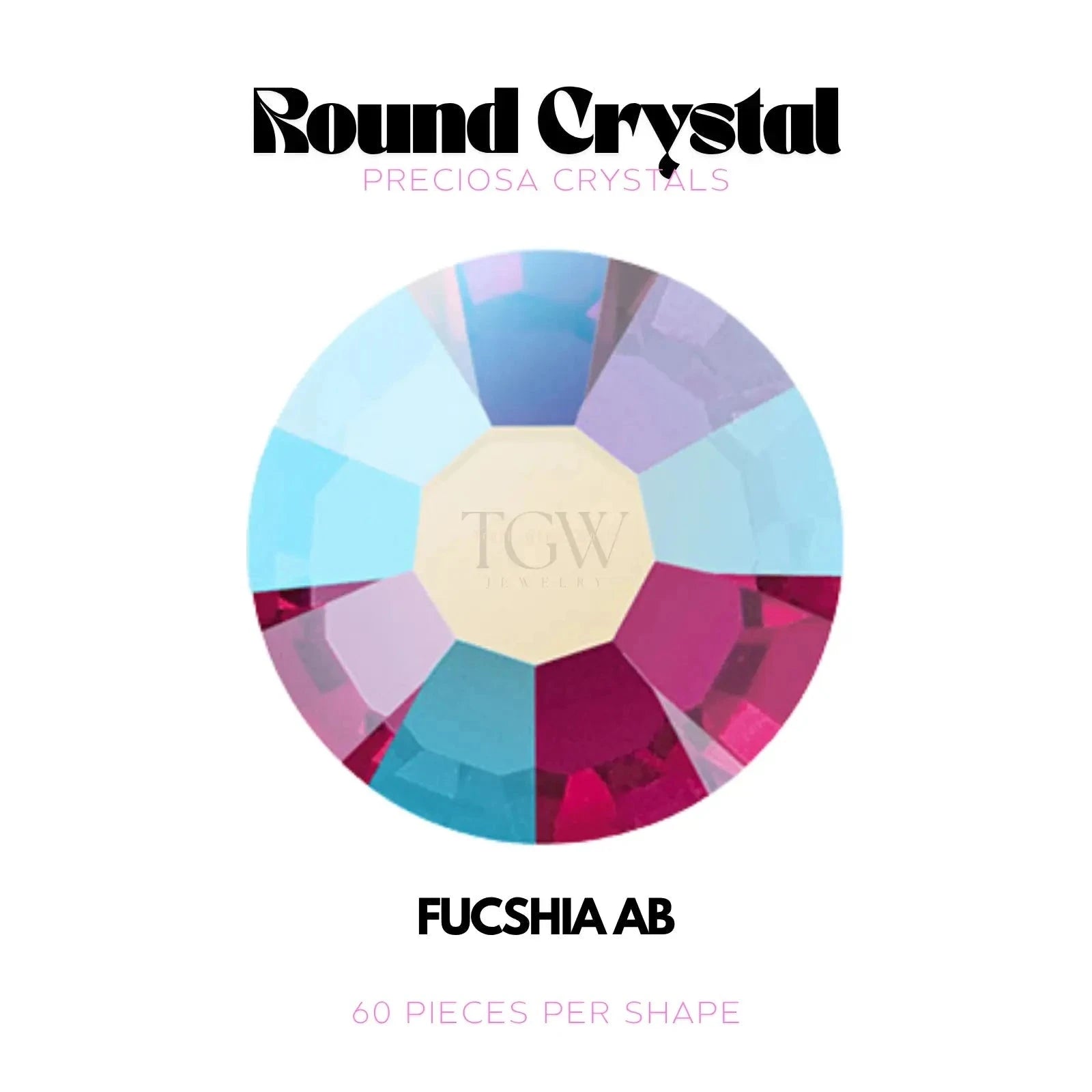 PRECIOSA - FUCHSIA AB Strass dentaire Tooth Gems World