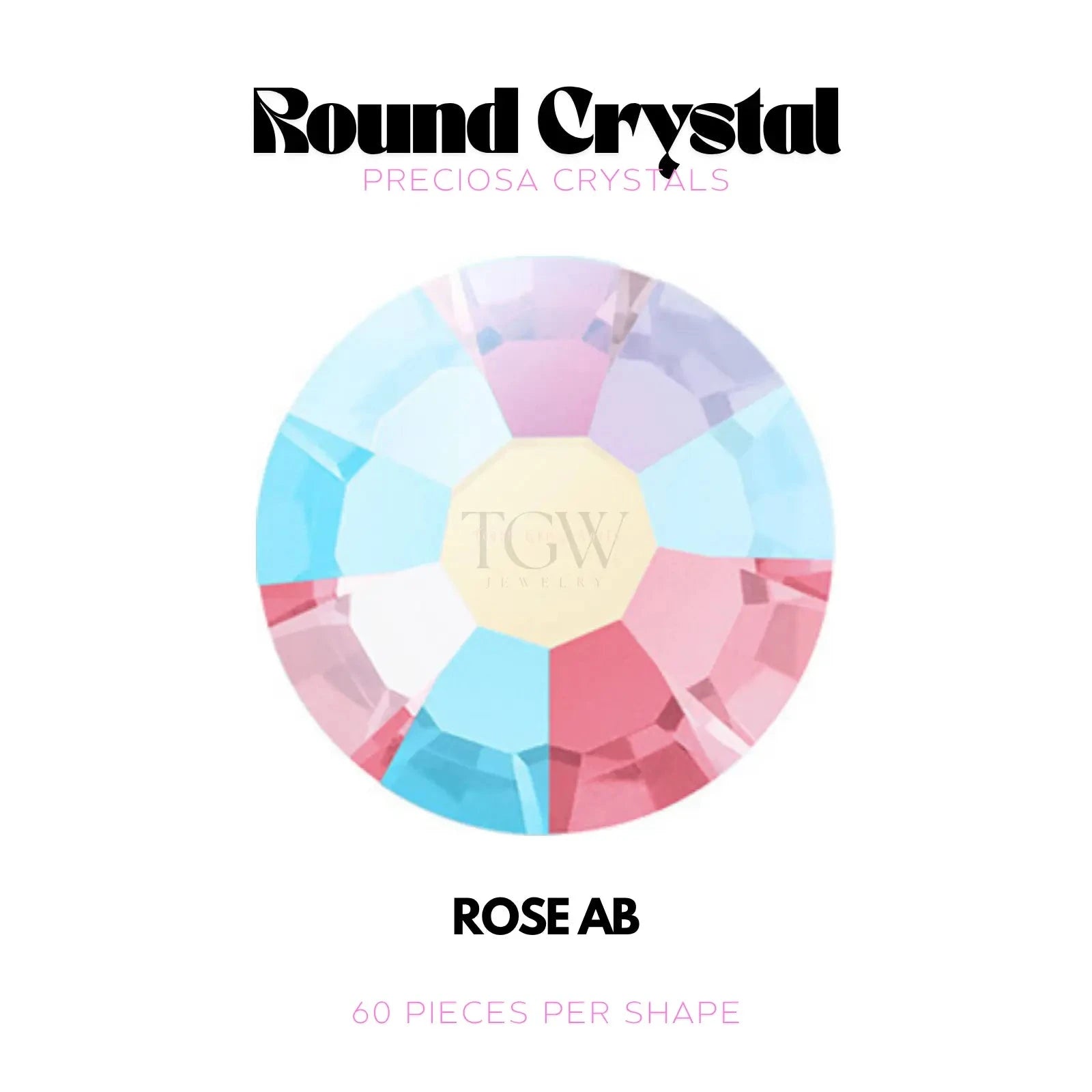 PRECIOSA - ROSE AB STRASS DENTAIRES Tooth Gems World