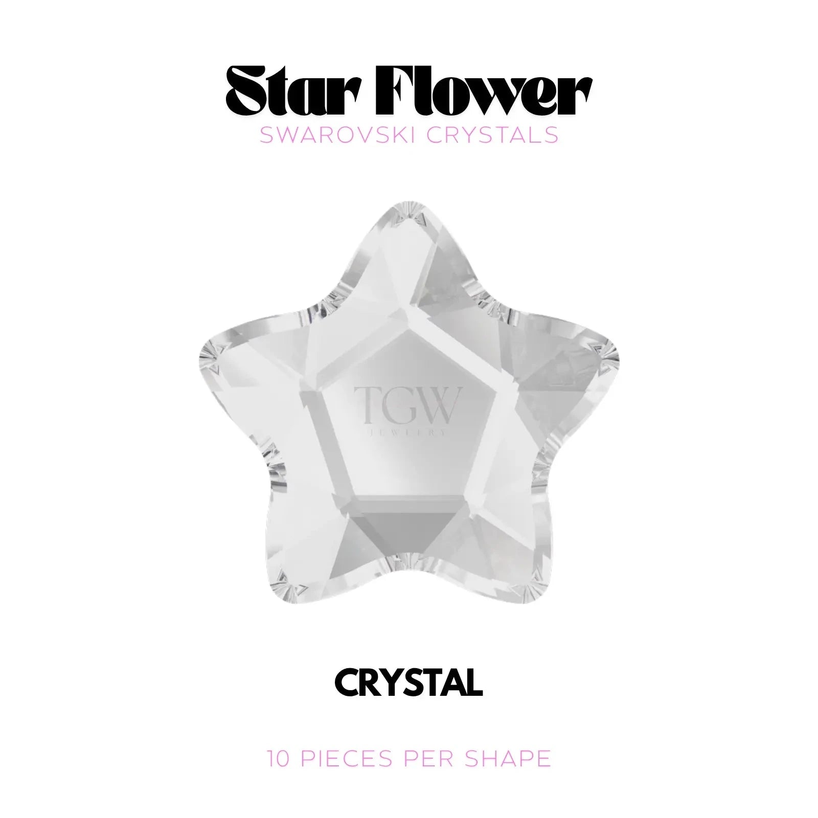 STAR FLOWER - SWAROVSKI Tooth Gems World Crystal