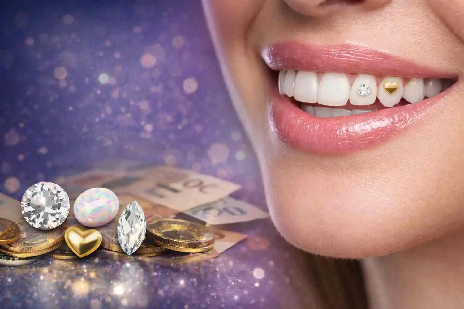 Prix d’un strass dentaire : tarifs réels selon forme et matière
