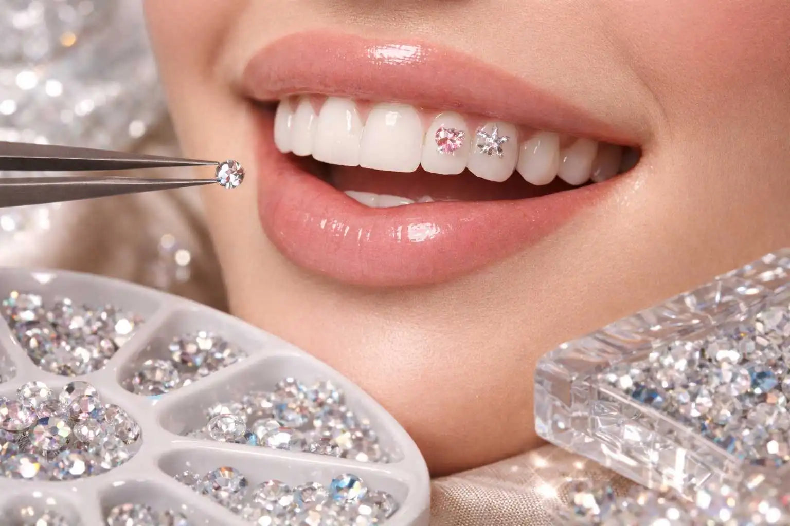 Créer des designs signature pour la pose de strass dentaire : inspirations et cohérence