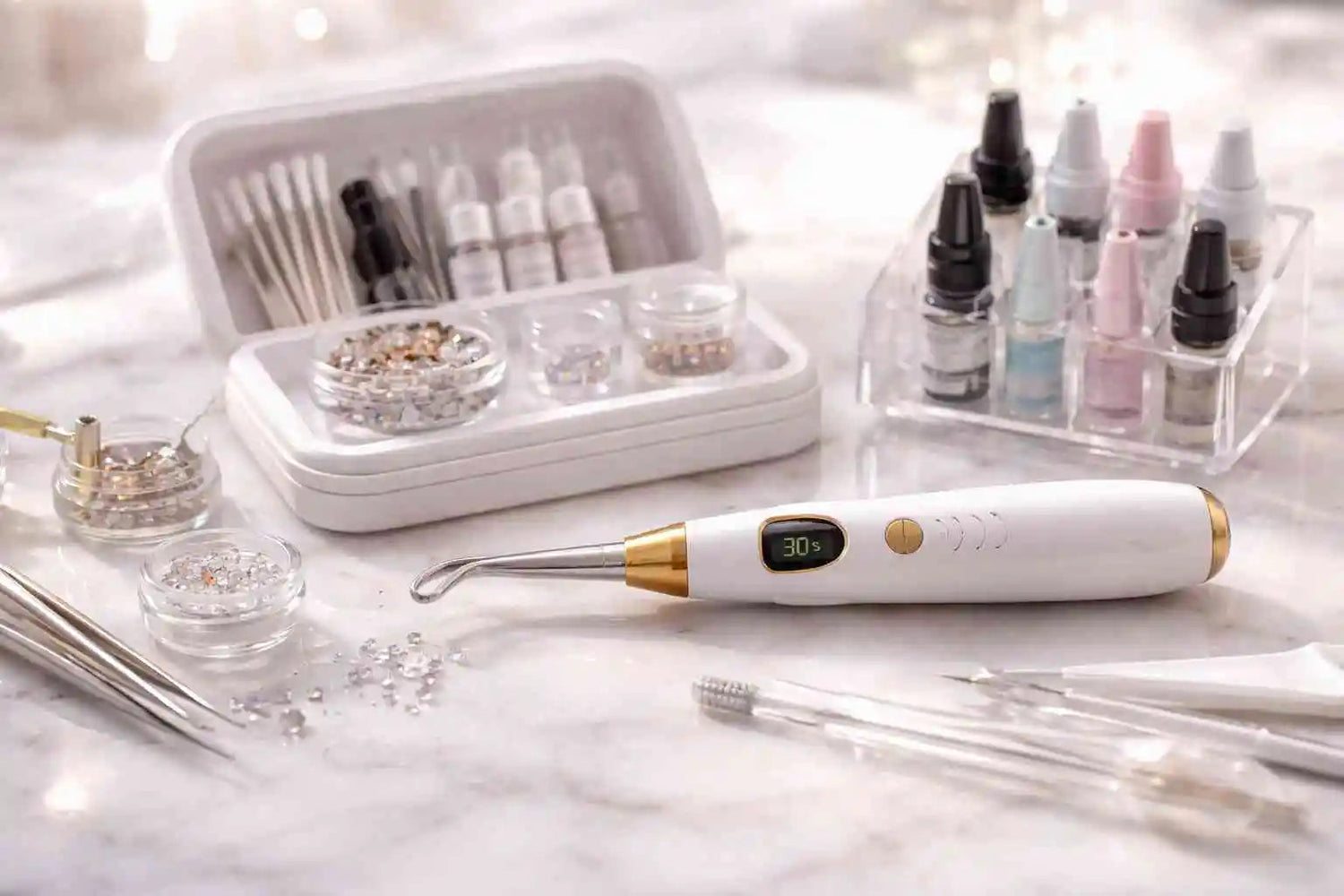 Débuter dans le strass dentaire : choisir son équipement sans sur-achat