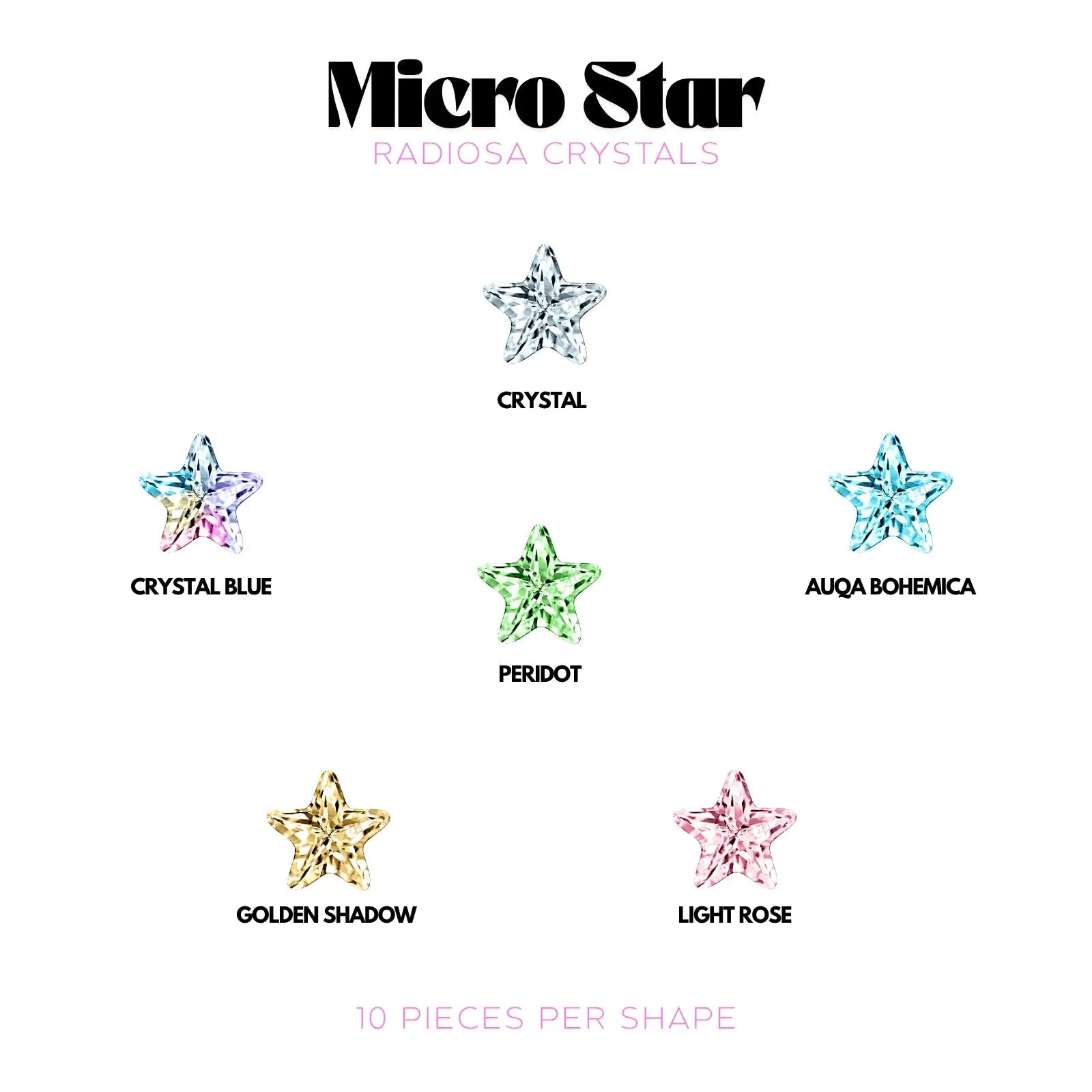 MICRO ÉTOILE - RADIOSA CRYSTALS Tooth Gems World 