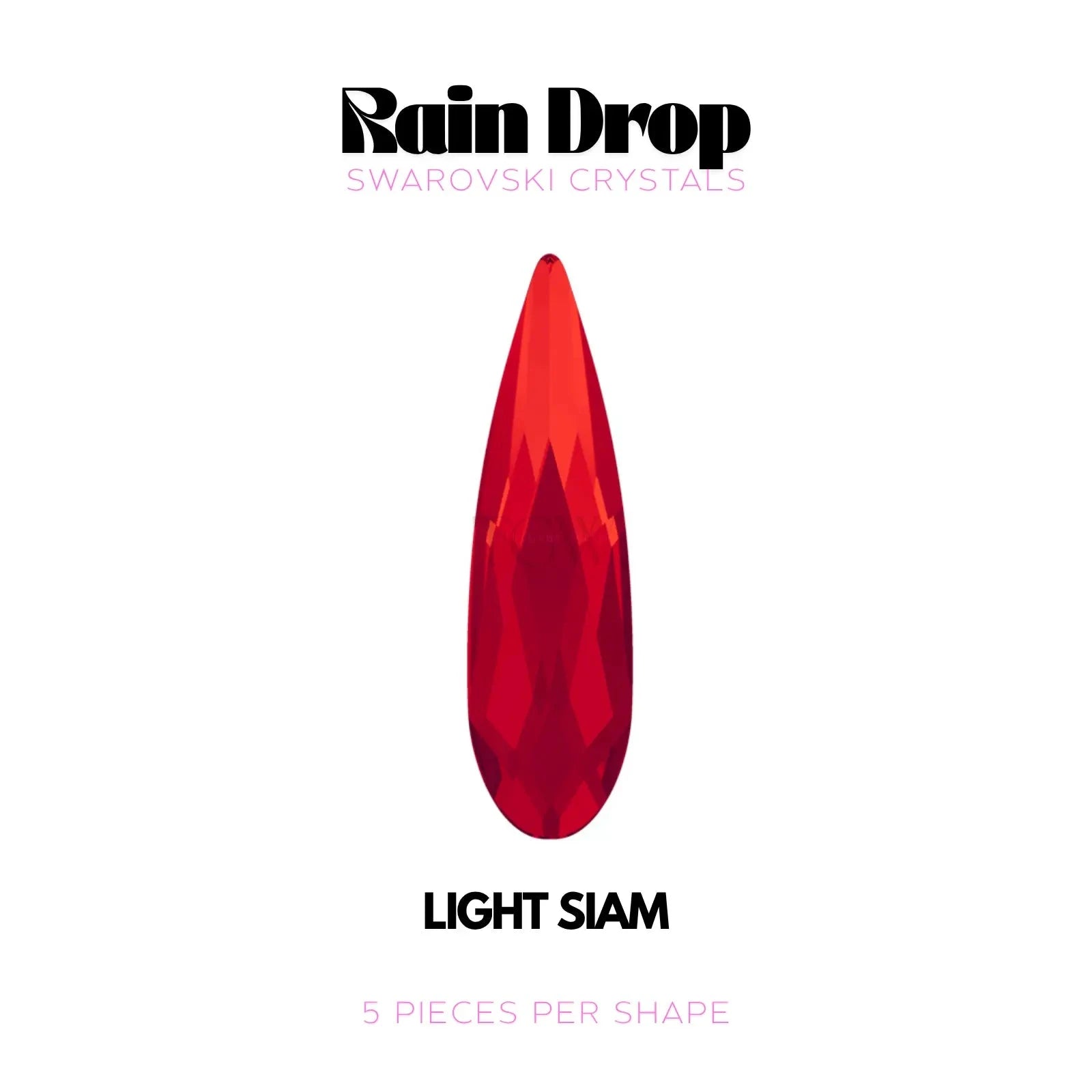 GOUTTE - SWAROVSKI Tooth Gems World Light Siam 