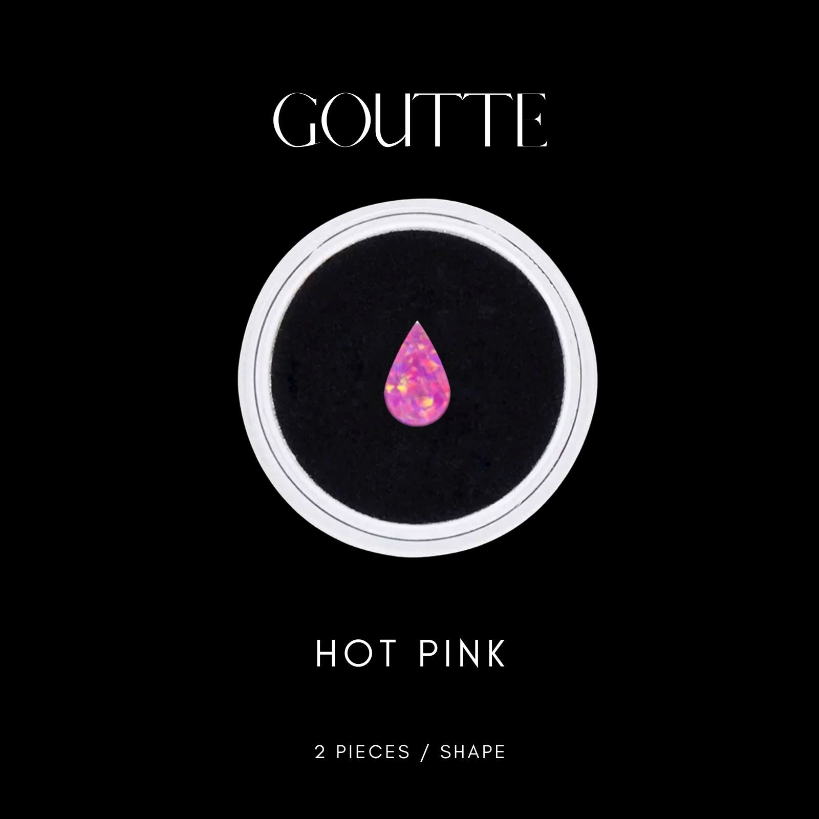 GOUTTE - OPALE BIJOU OPALE Tooth Gems World HOT PINK 