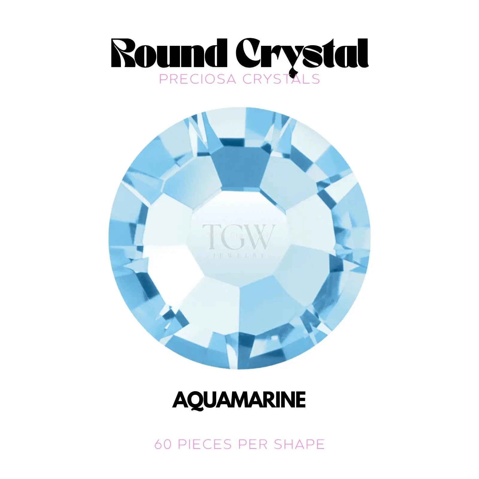 PRECIOSA - AQUAMARINE STRASS DENTAIRES Tooth Gems World SS5 
