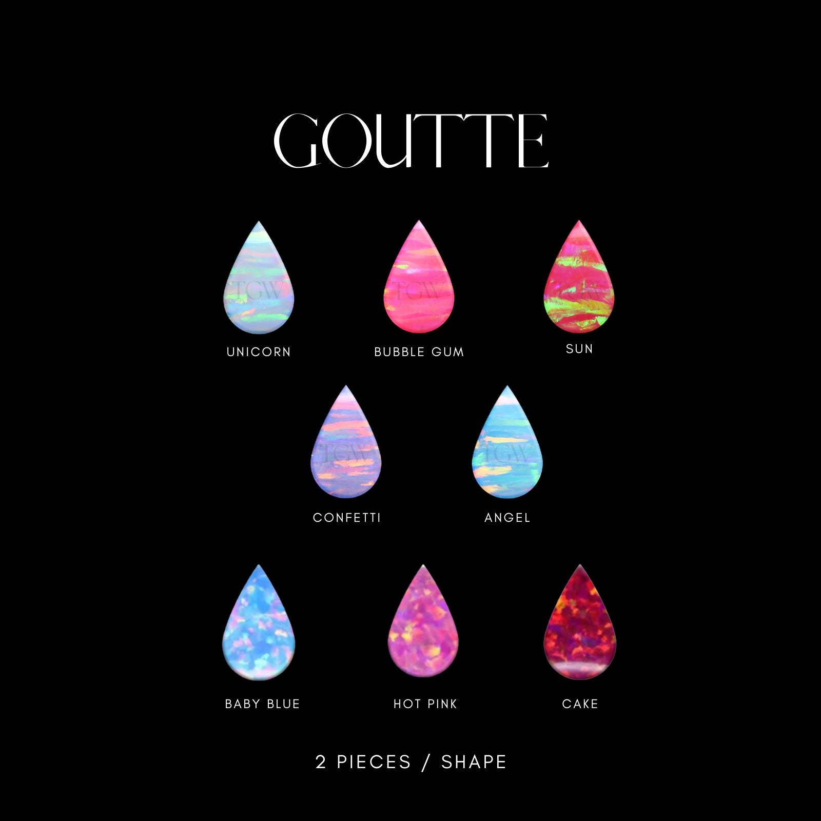 GOUTTE - OPALE BIJOU OPALE Tooth Gems World 