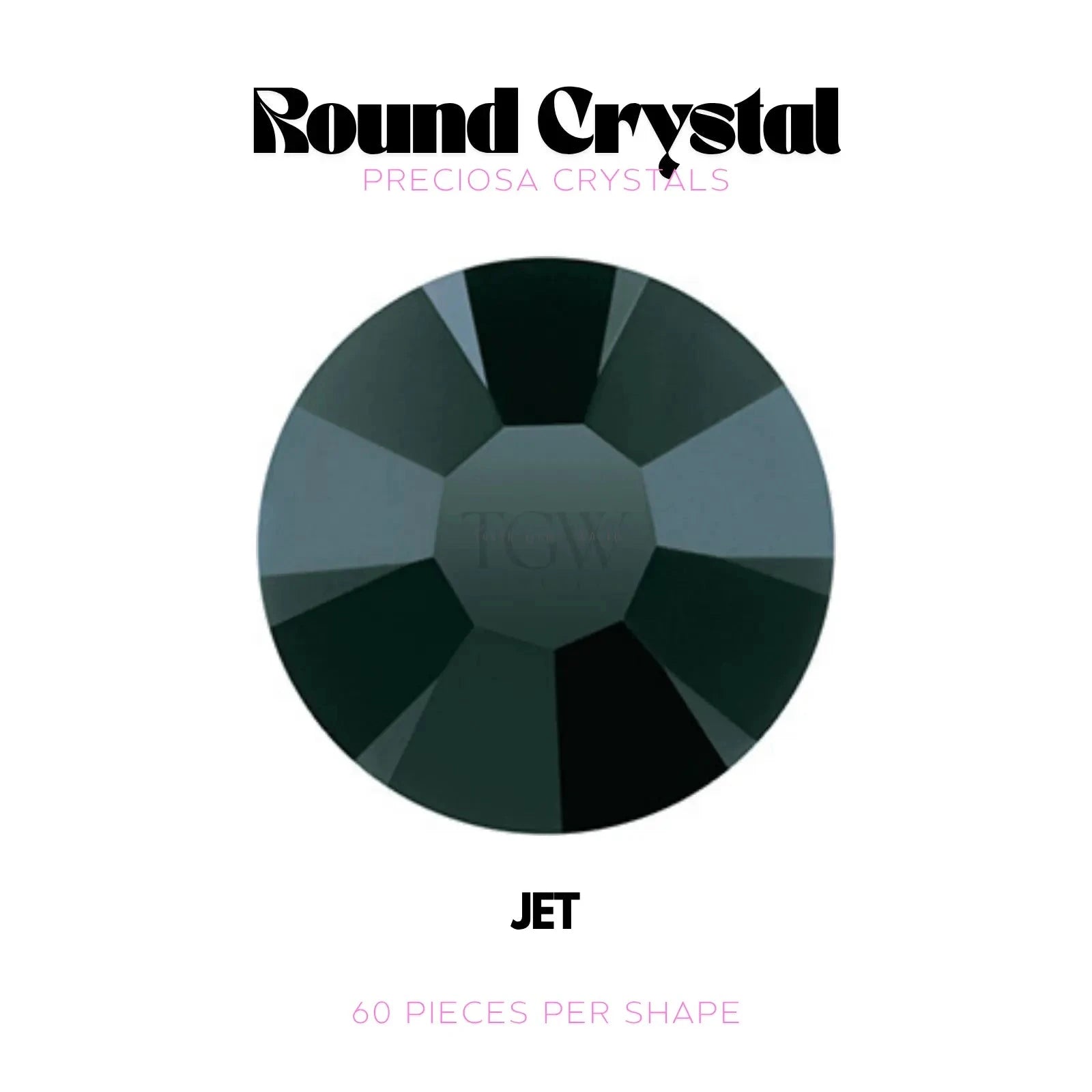 PRECIOSA - JET STRASS DENTAIRES Tooth Gems World 