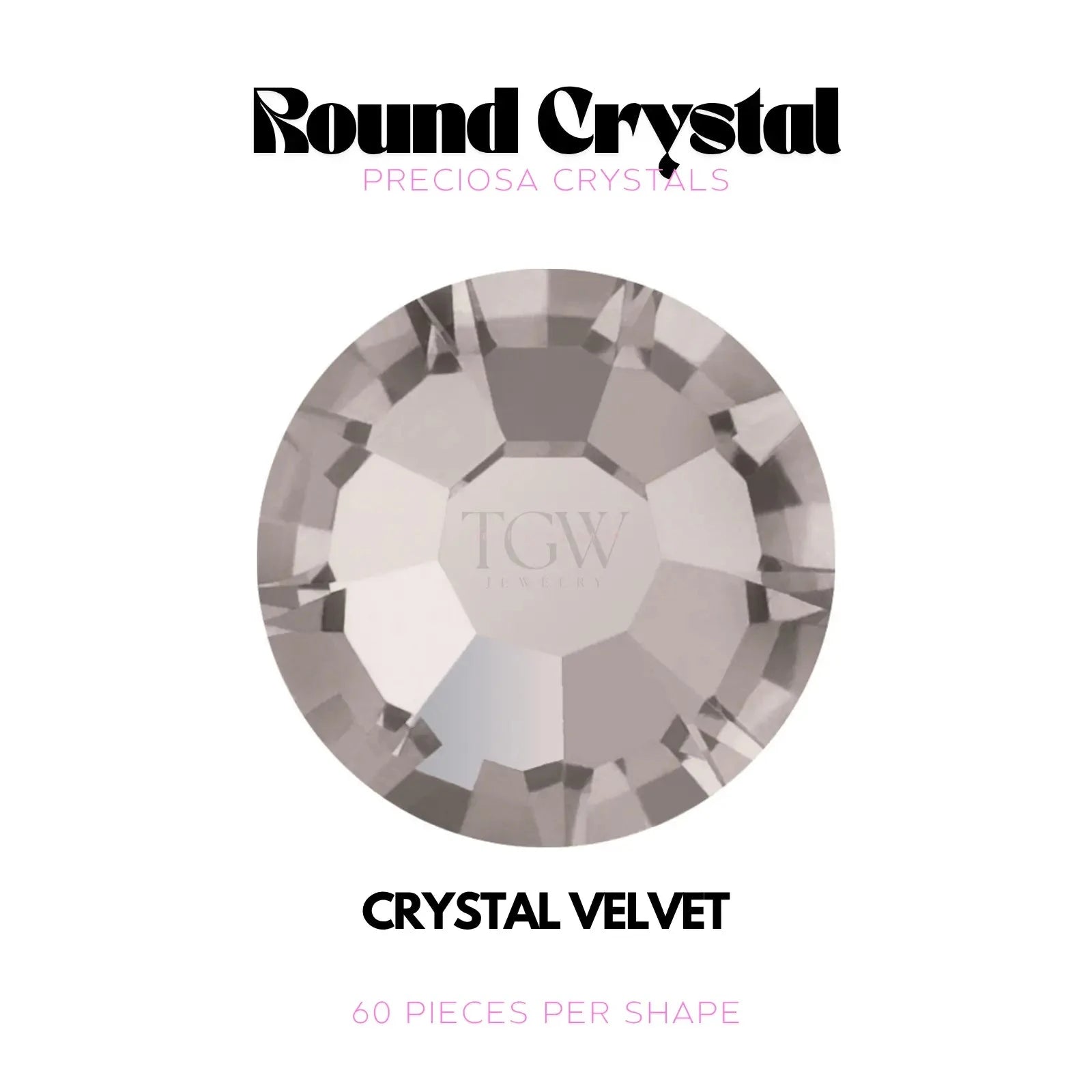 PRECIOSA - CRYSTAL VELVET STRASS DENTAIRES Tooth Gems World 