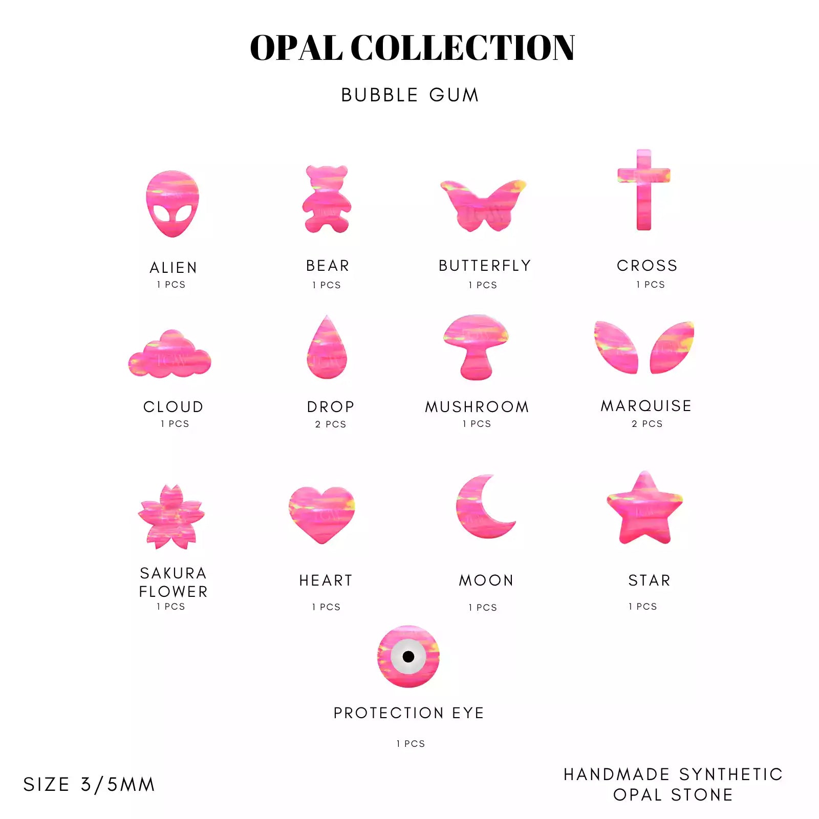 Opale - Collection Bubble Gum