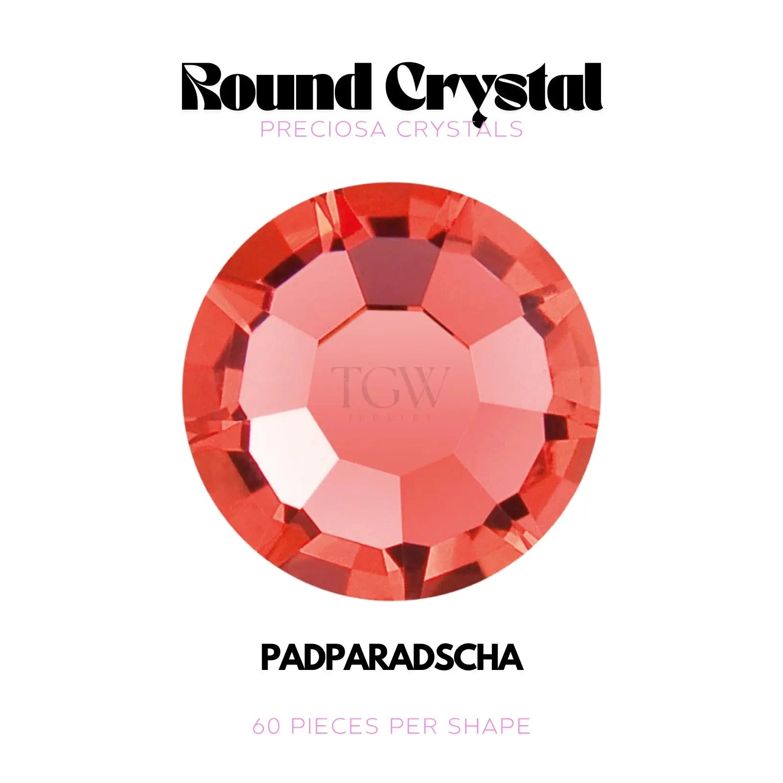 PRECIOSA - PADPARADSCHA STRASS DENTAIRES Tooth Gems World 