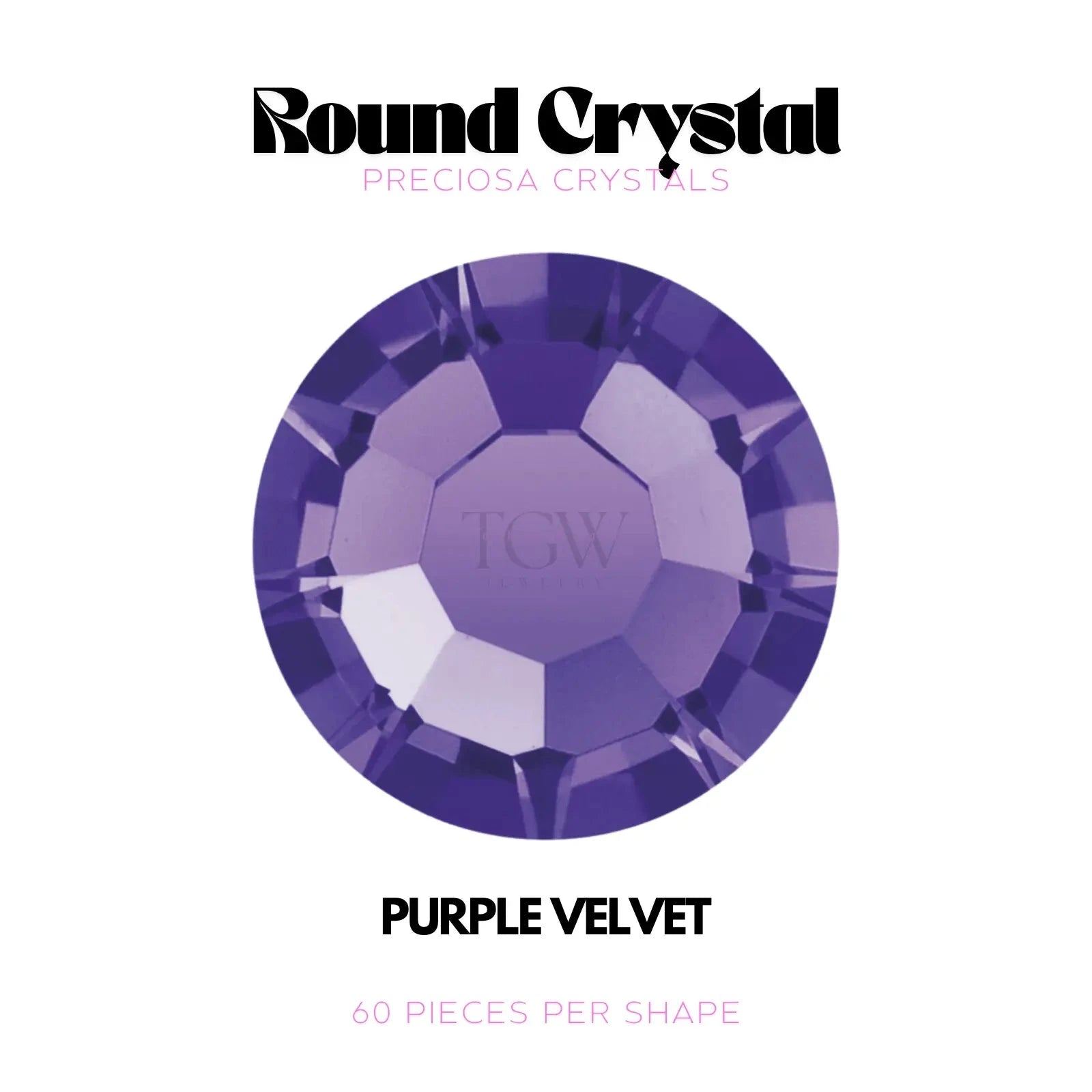 PRECIOSA - PURPLE VELVET STRASS DENTAIRES Tooth Gems World 