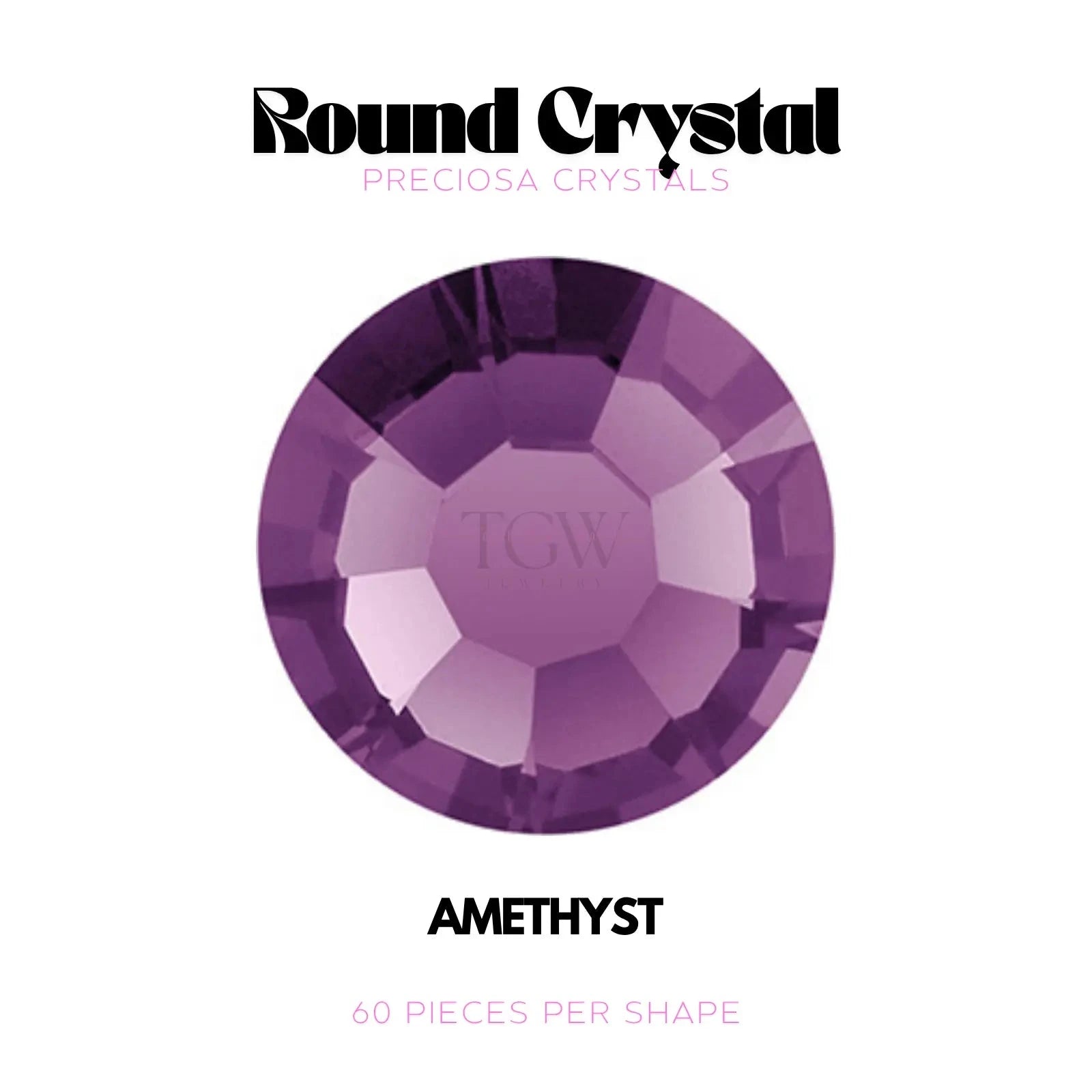 PRECIOSA - AMETHYST STRASS DENTAIRES Tooth Gems World 